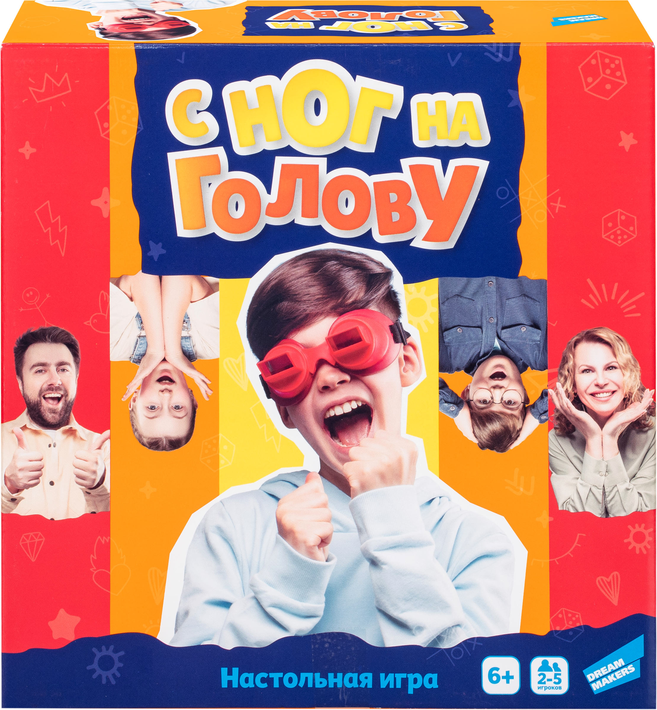 Изображение товара Настольная игра DREAM MAKERS-BOARD GAMES С ног на голову Арт. 2505C