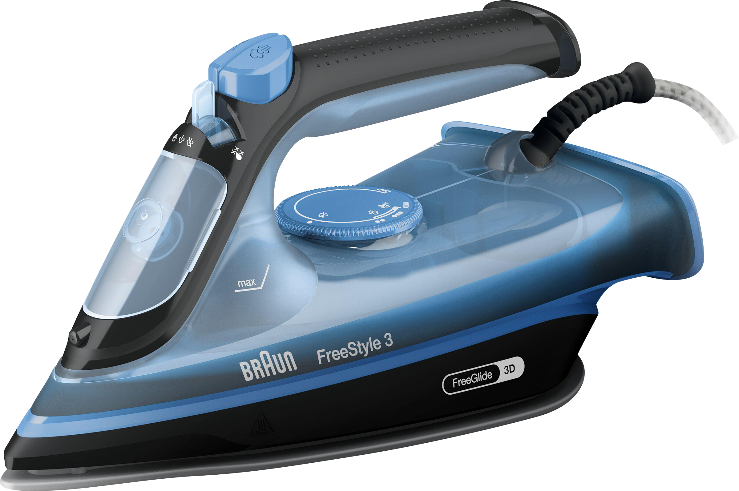Изображение товара Утюг BRAUN синий 2400 Вт керамическая подошва, паровой удар, 29x12x14см