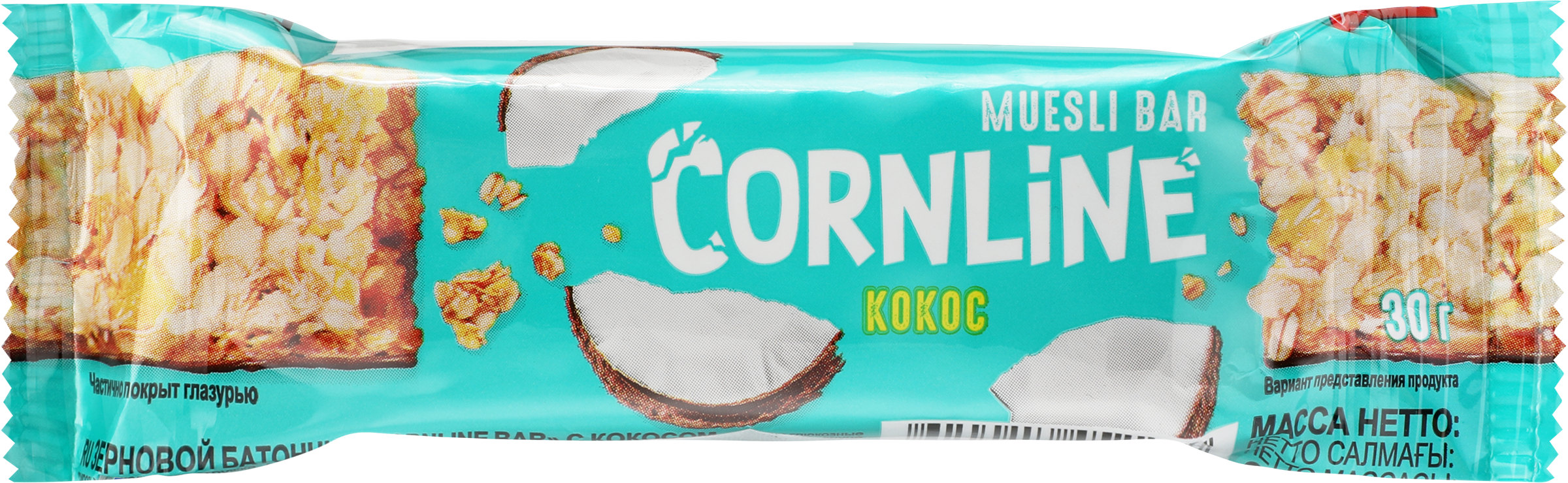 Изображение товара Батончик зерновой CORNLINE Кокос, 30г
