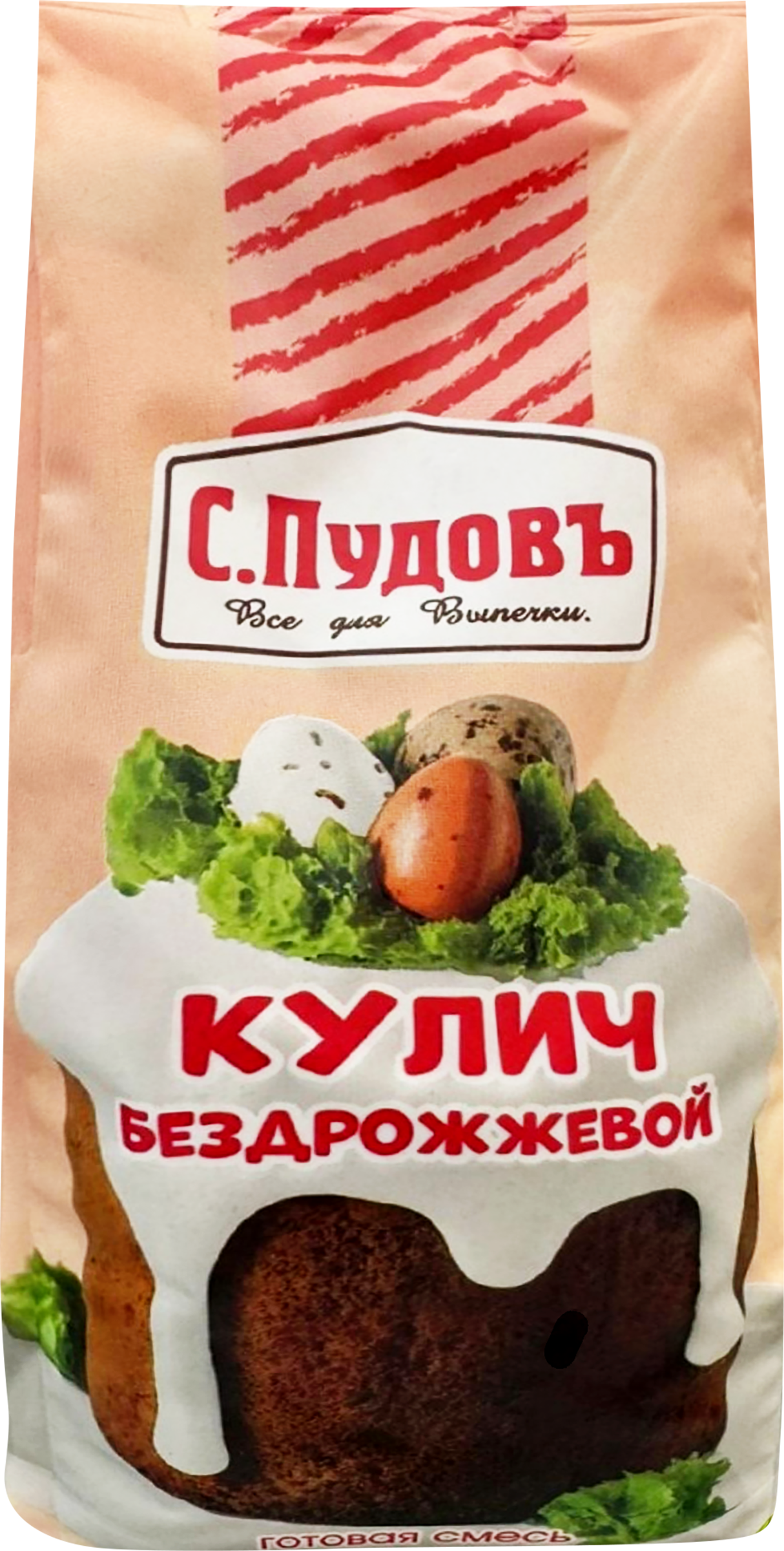 Изображение товара Смесь для приготовления С.ПУДОВЪ Кулич бездрожжевой, 400г