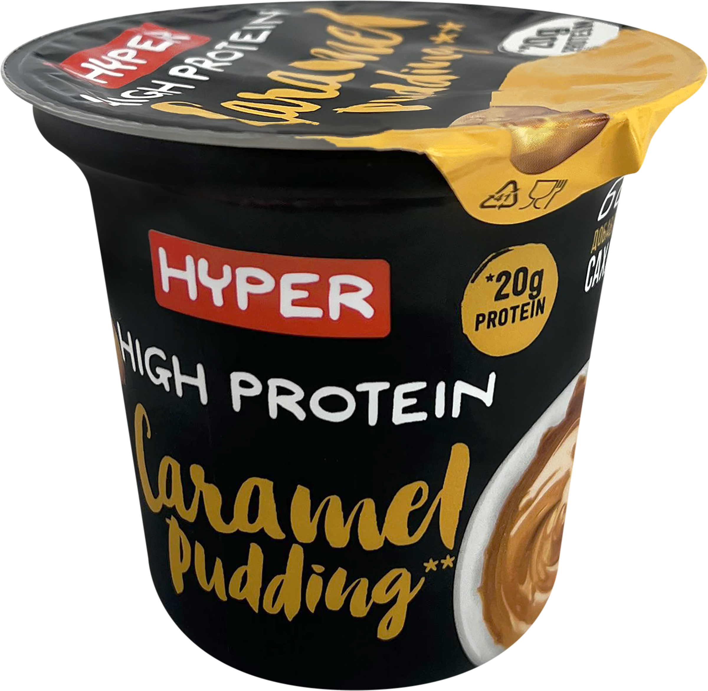 Изображение товара Пудинг EHRMANN HYPER High Protein Карамель 1,5% без лактозы, без змж, 200г