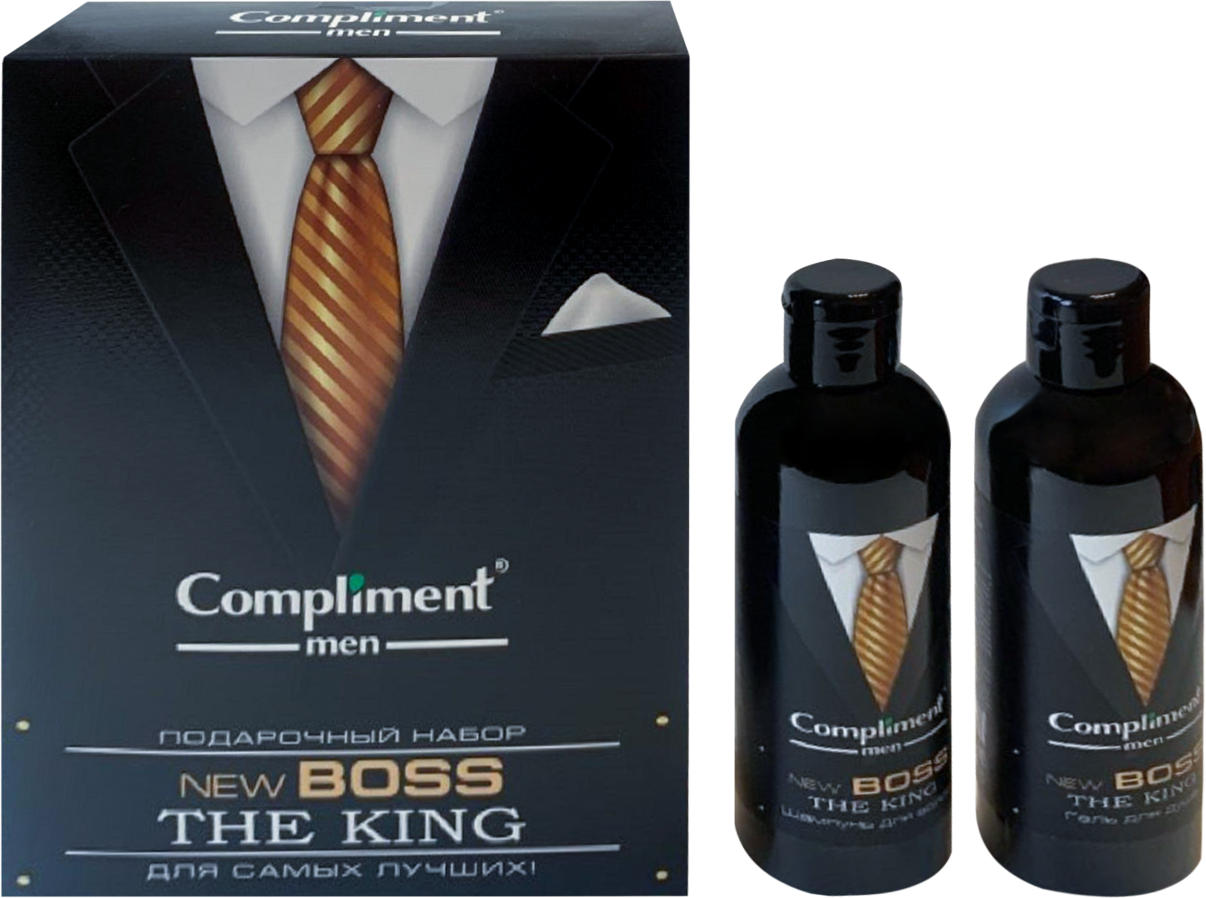 Изображение товара Набор косметический COMPLIMENT Men New Boss The King шампунь и гель для душа 250мл
