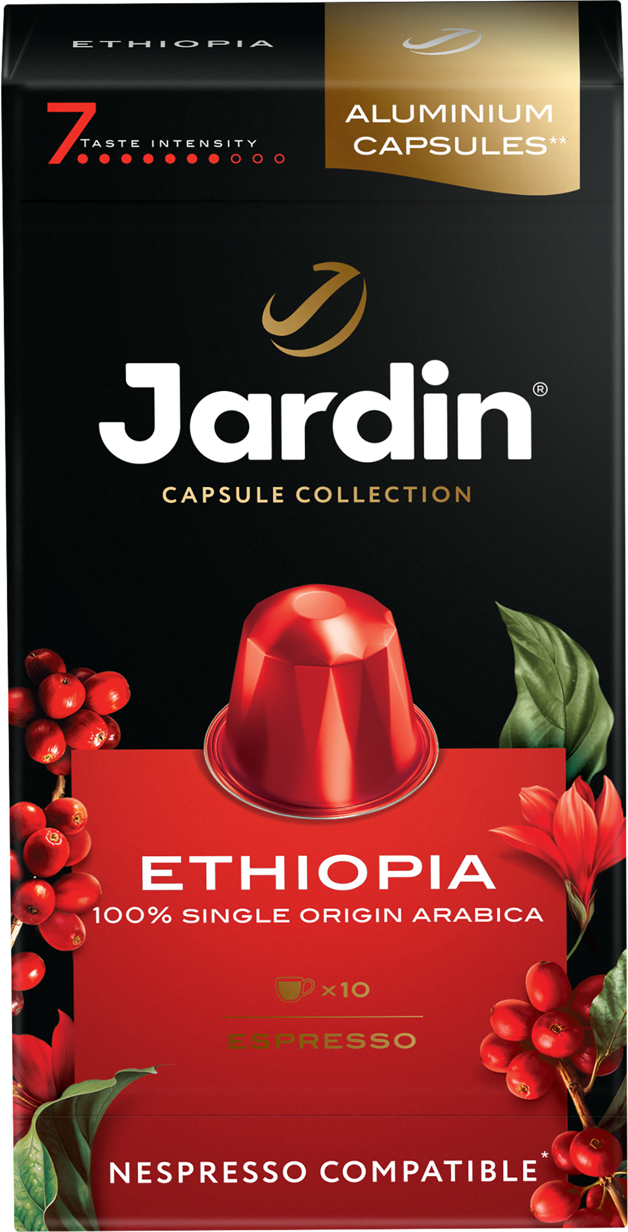 Изображение товара Кофе молотый в капсулах JARDIN Эфиопия, 10кап