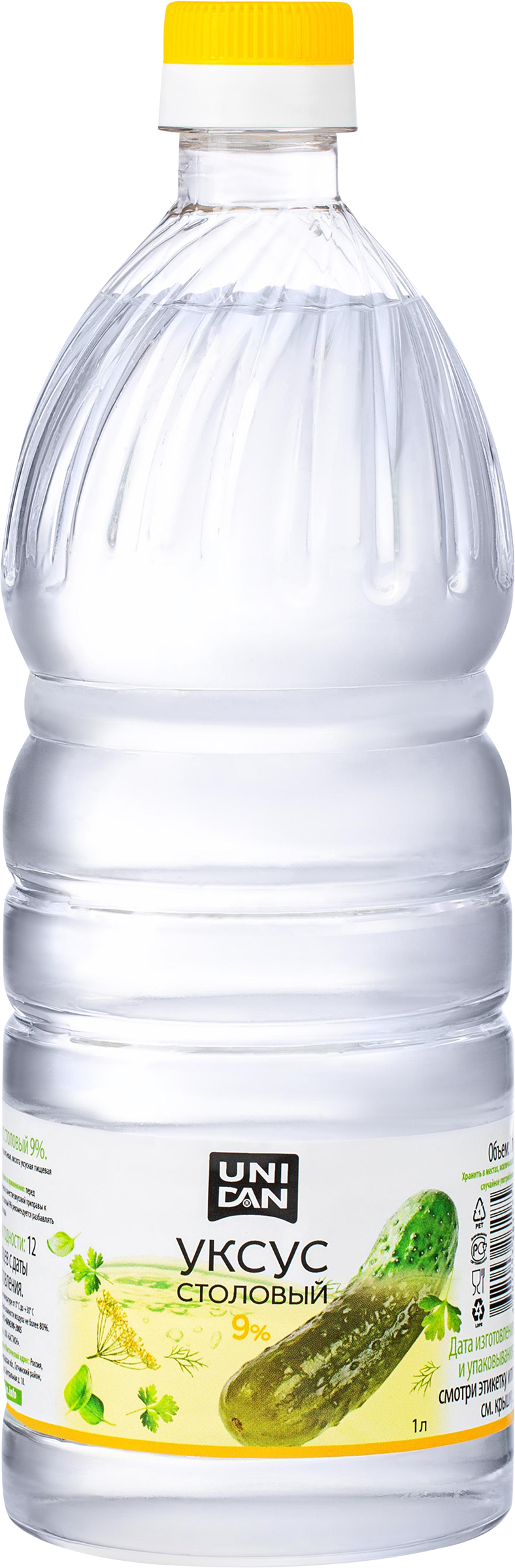 Изображение товара Уксус UNI DAN 9%, 1л