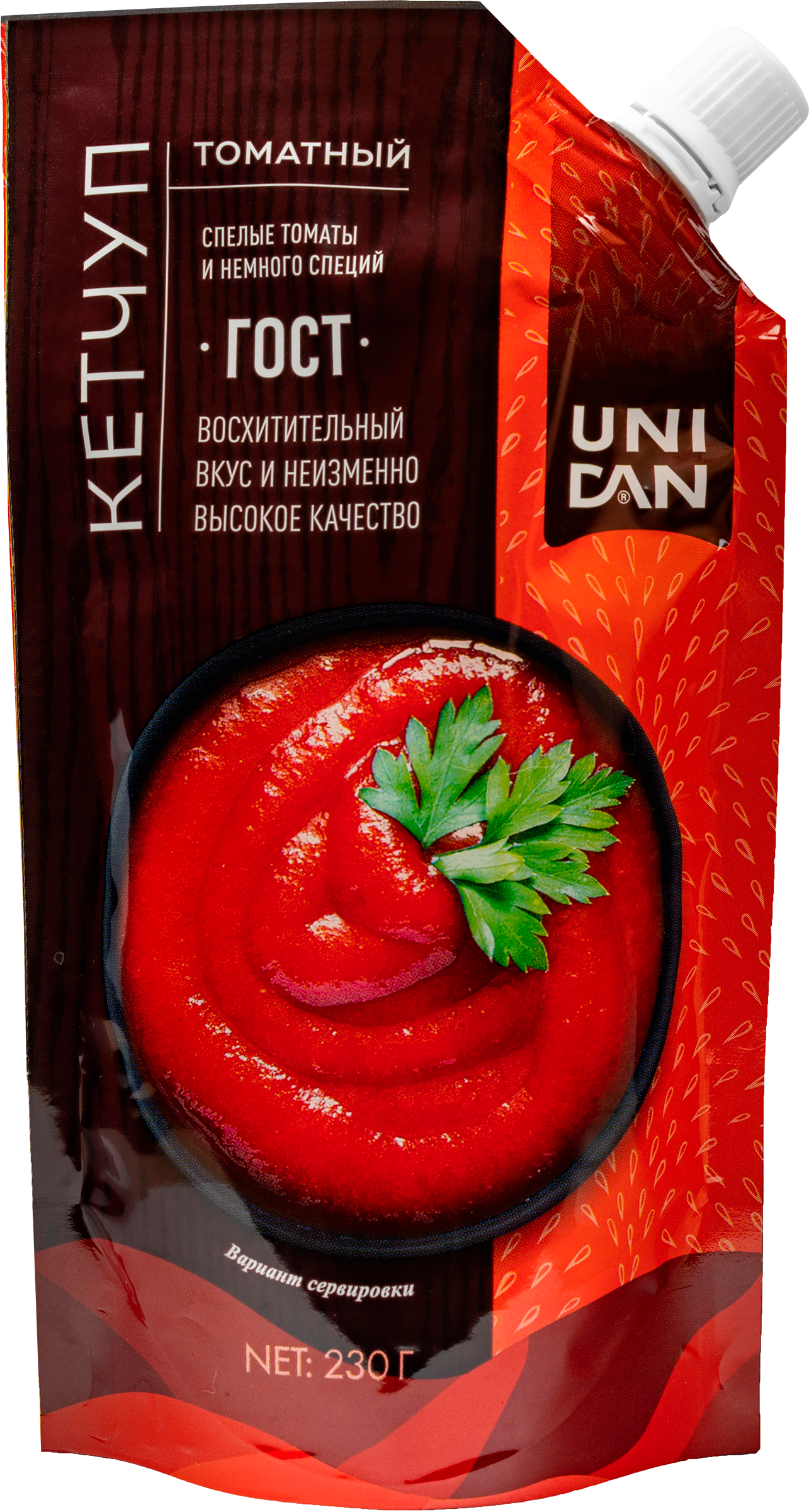 Изображение товара Кетчуп UNI DAN Томатный, 230г