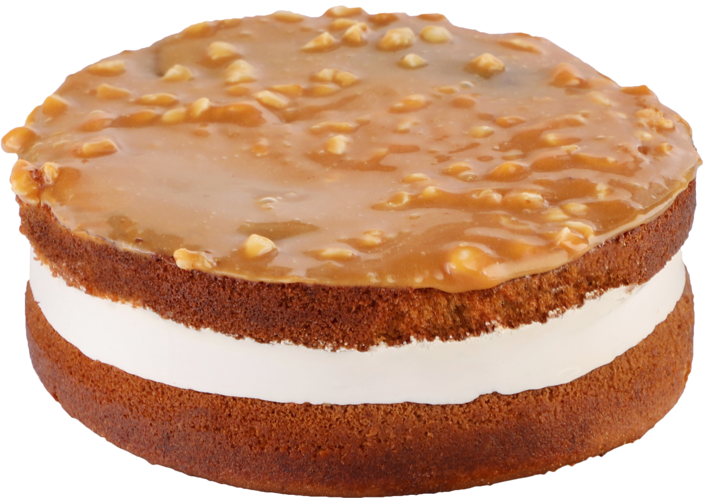 Изображение товара Карамельно-медовый торт ЛА КРЕМ 650г с маскарпоне и арахисом