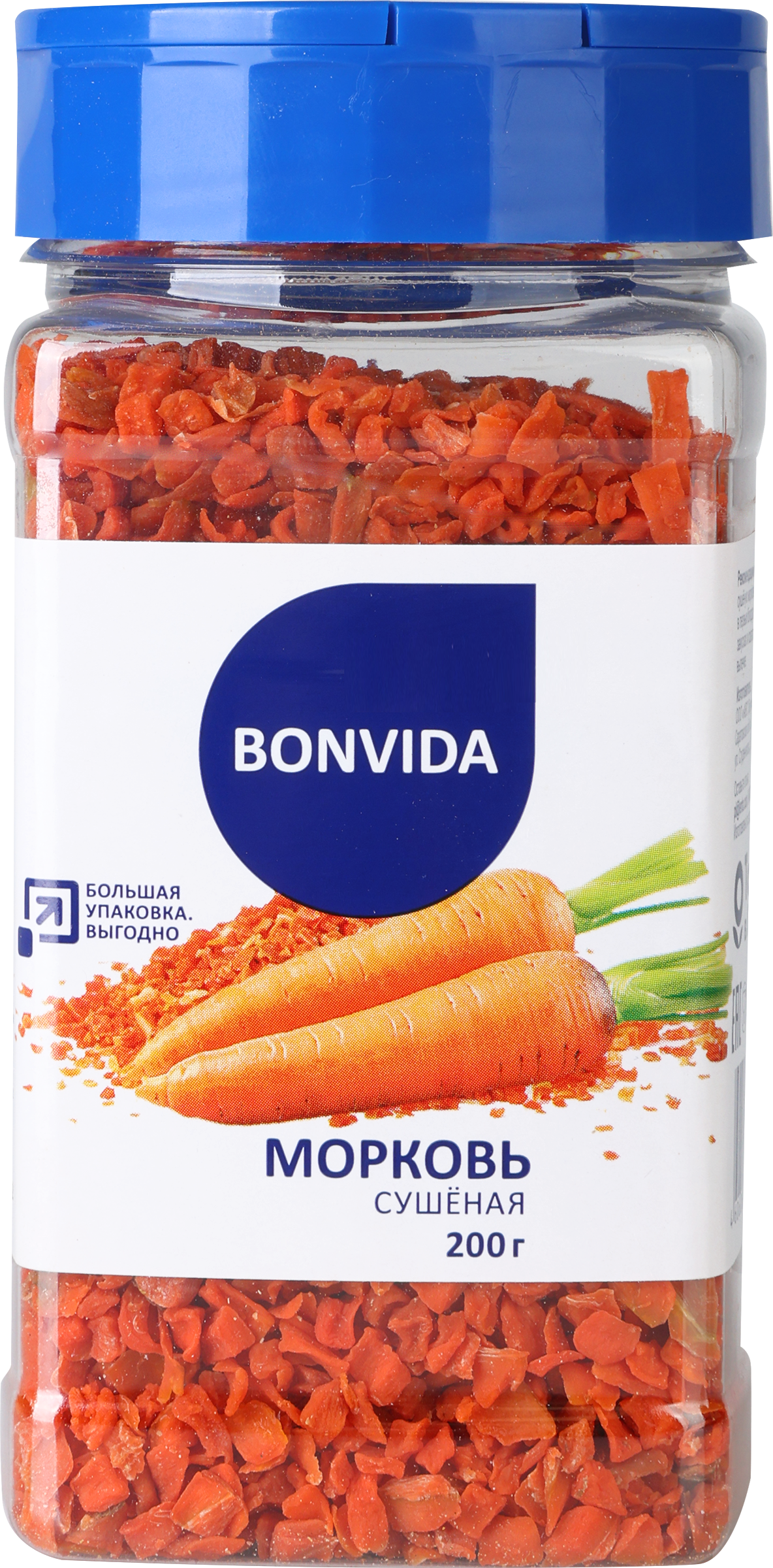 Изображение товара Морковь сушеная BONVIDA, 200г