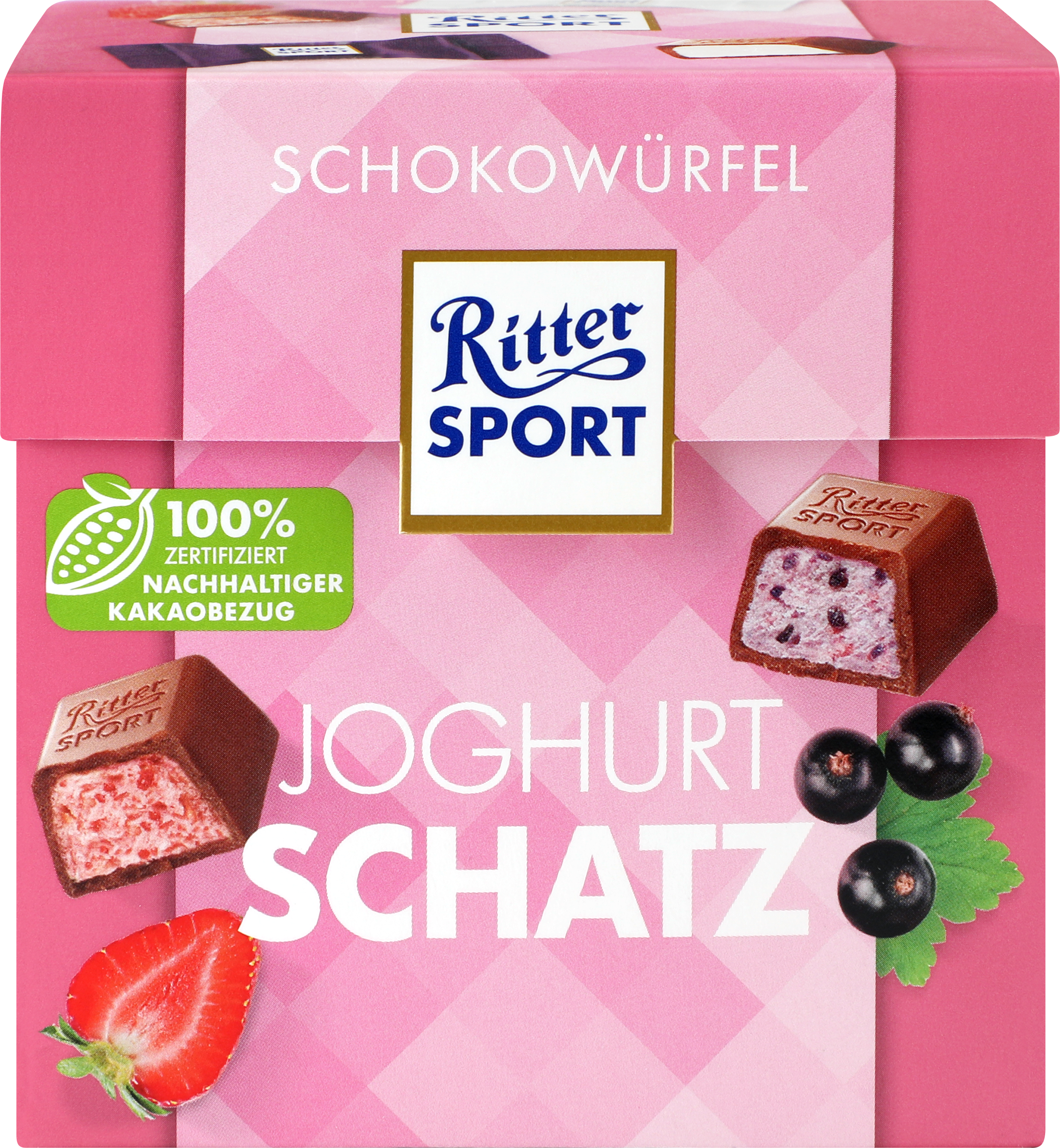 Изображение товара Набор конфет RITTER SPORT Joghurt schatz из молочного шоколада, 176г