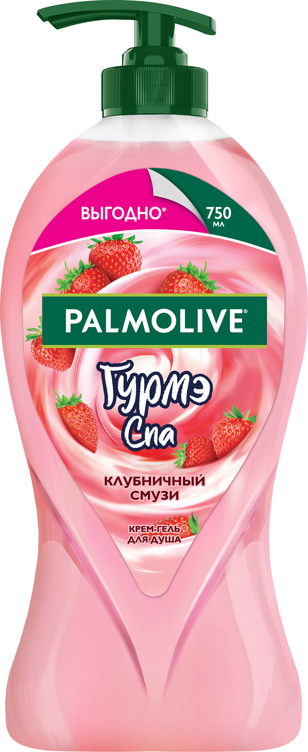 Изображение товара Гель для душа PALMOLIVE Гурмэ СПА Клубничный смузи 750мл натуральный уход