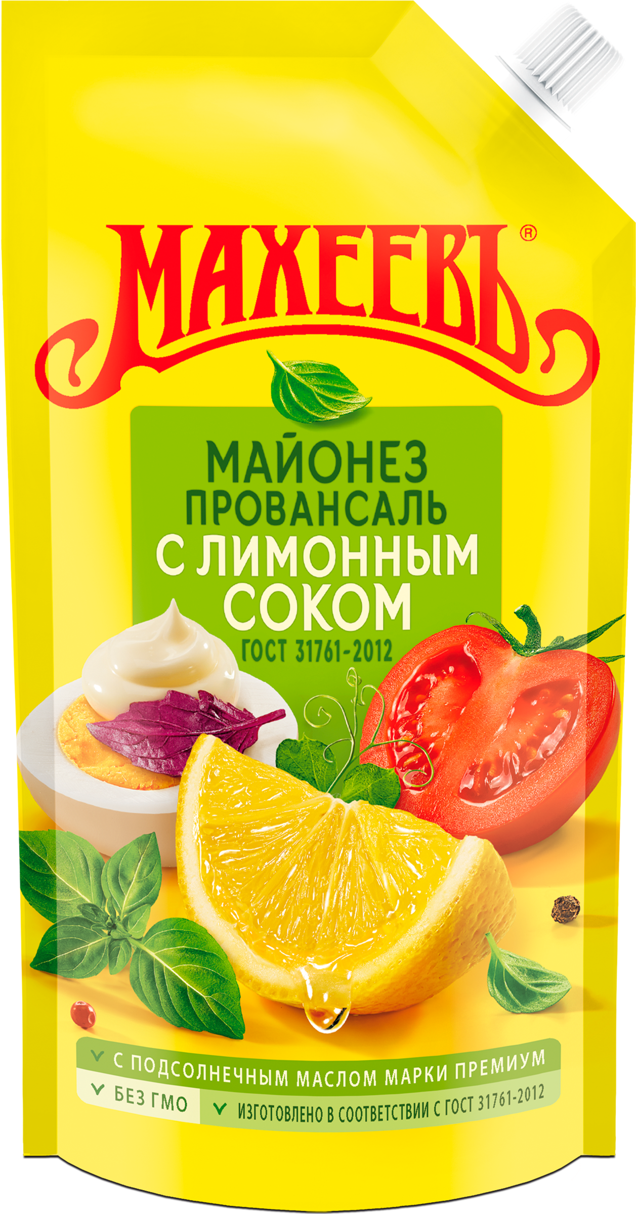 Изображение товара Майонез МАХЕЕВЪ Провансаль с лимонным соком 67%, 200мл