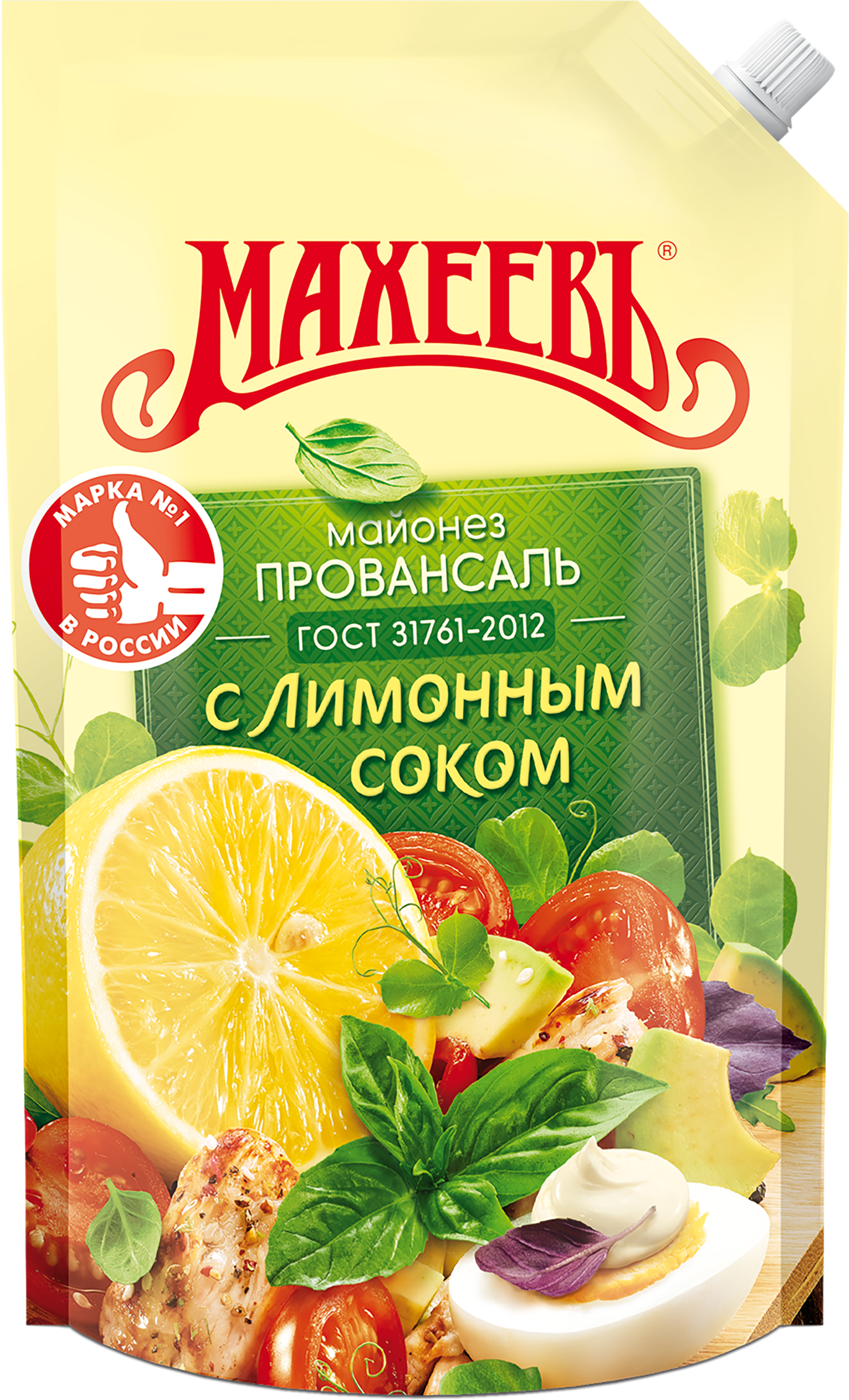 Изображение товара Майонез МАХЕЕВЪ Провансаль с лимонным соком 50,5%, 800мл