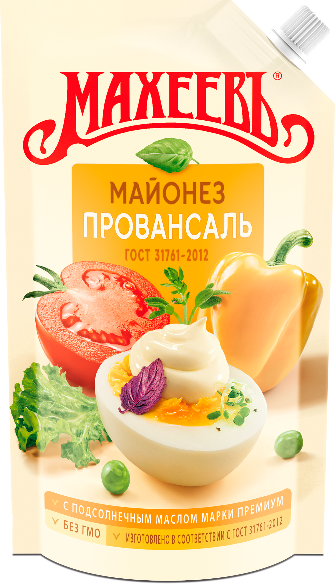 Изображение товара Майонез МАХЕЕВЪ Провансаль-М 50,5%, 400мл