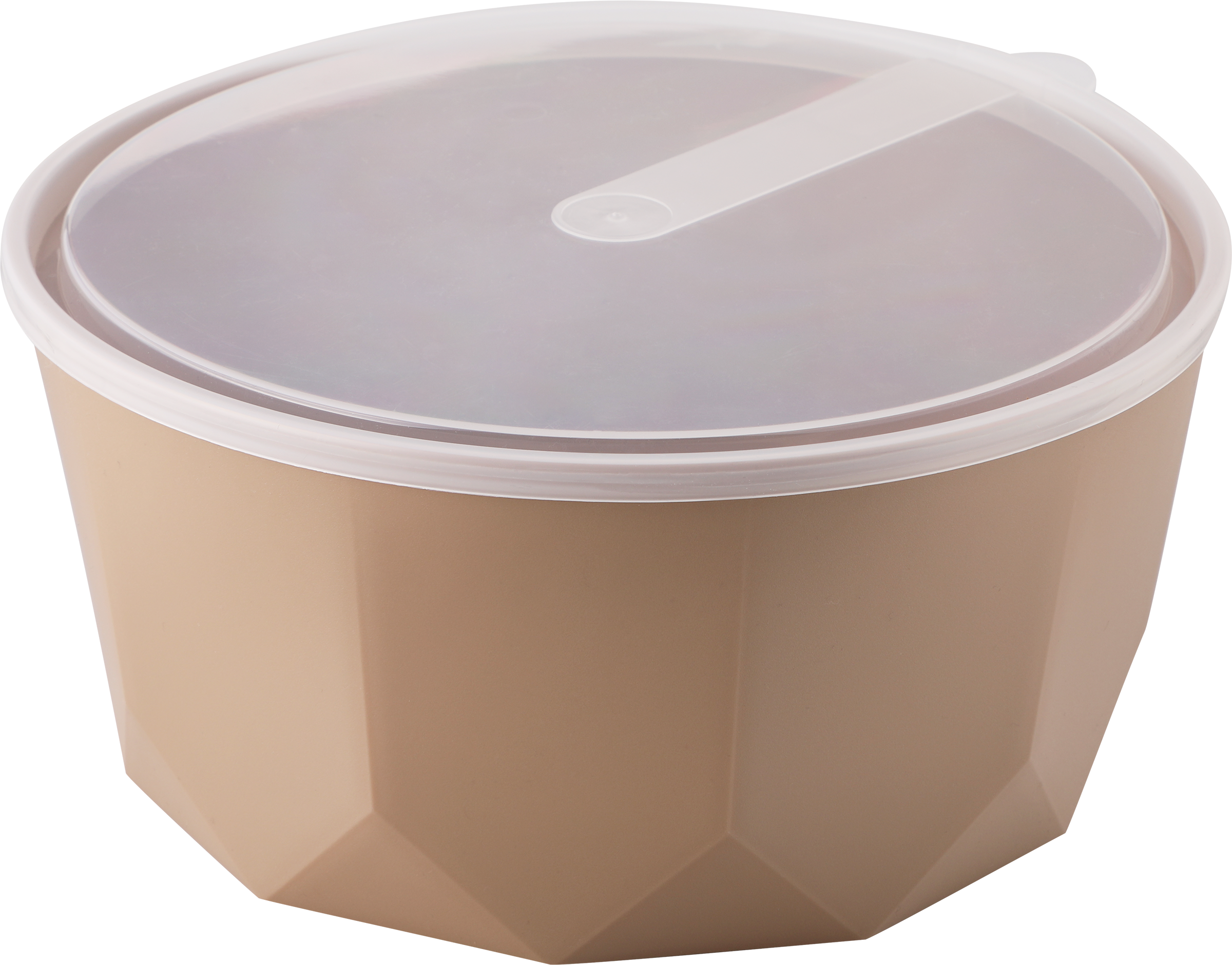 Изображение товара Салатник PLAST TEAM Stockholm 4.6л с крышкой шоколадный мокко Россия