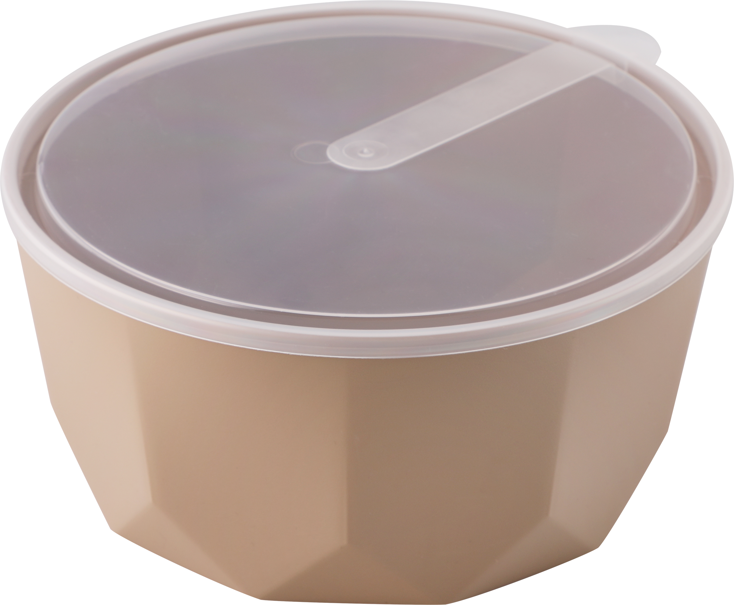 Изображение товара Салатник PLAST TEAM Stockholm с крышкой 3.1л шоколадный мокко