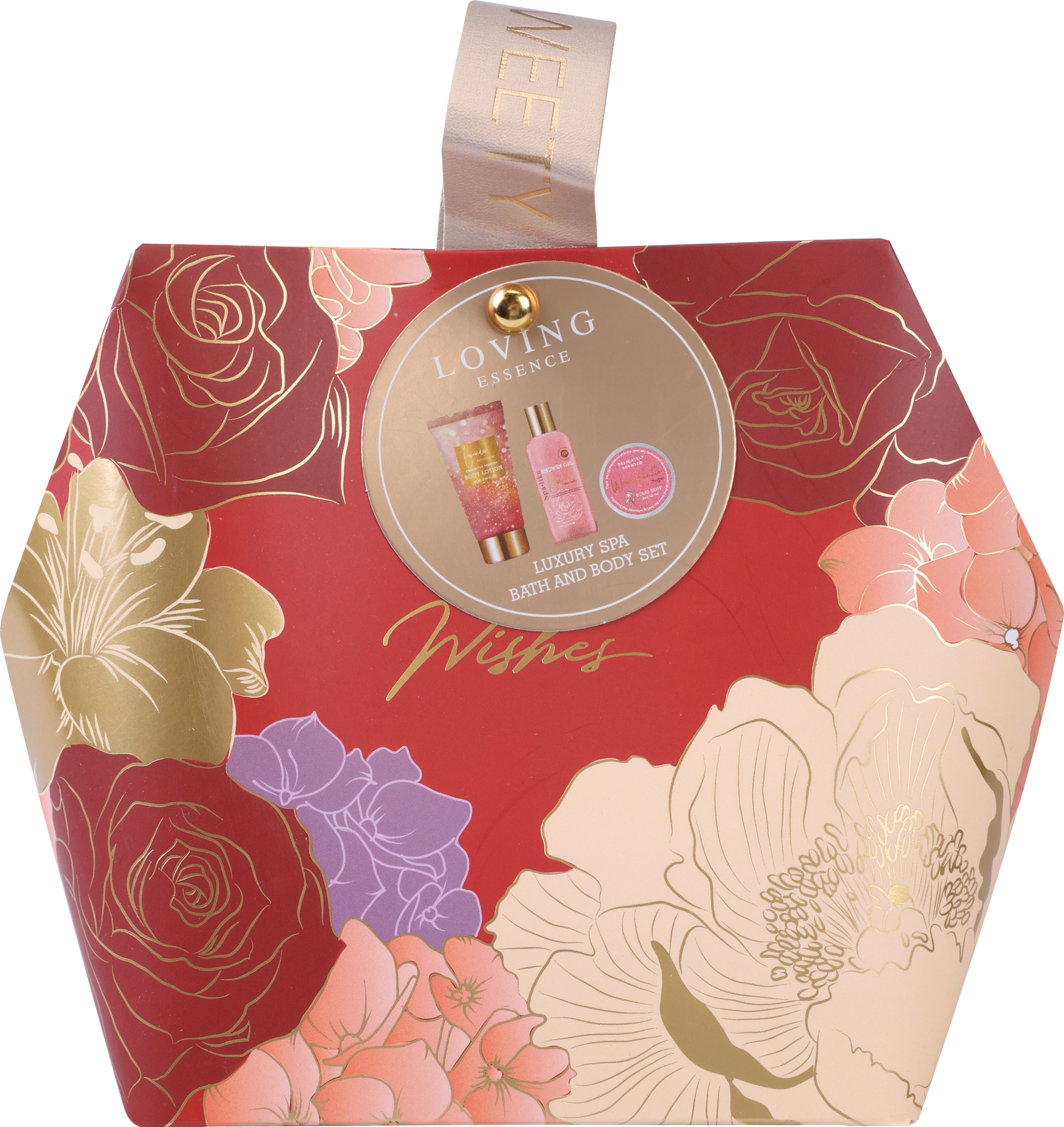 Изображение товара Подарочный набор гель для душа, лосьон для тела и мыло 75мл+85мл+50г