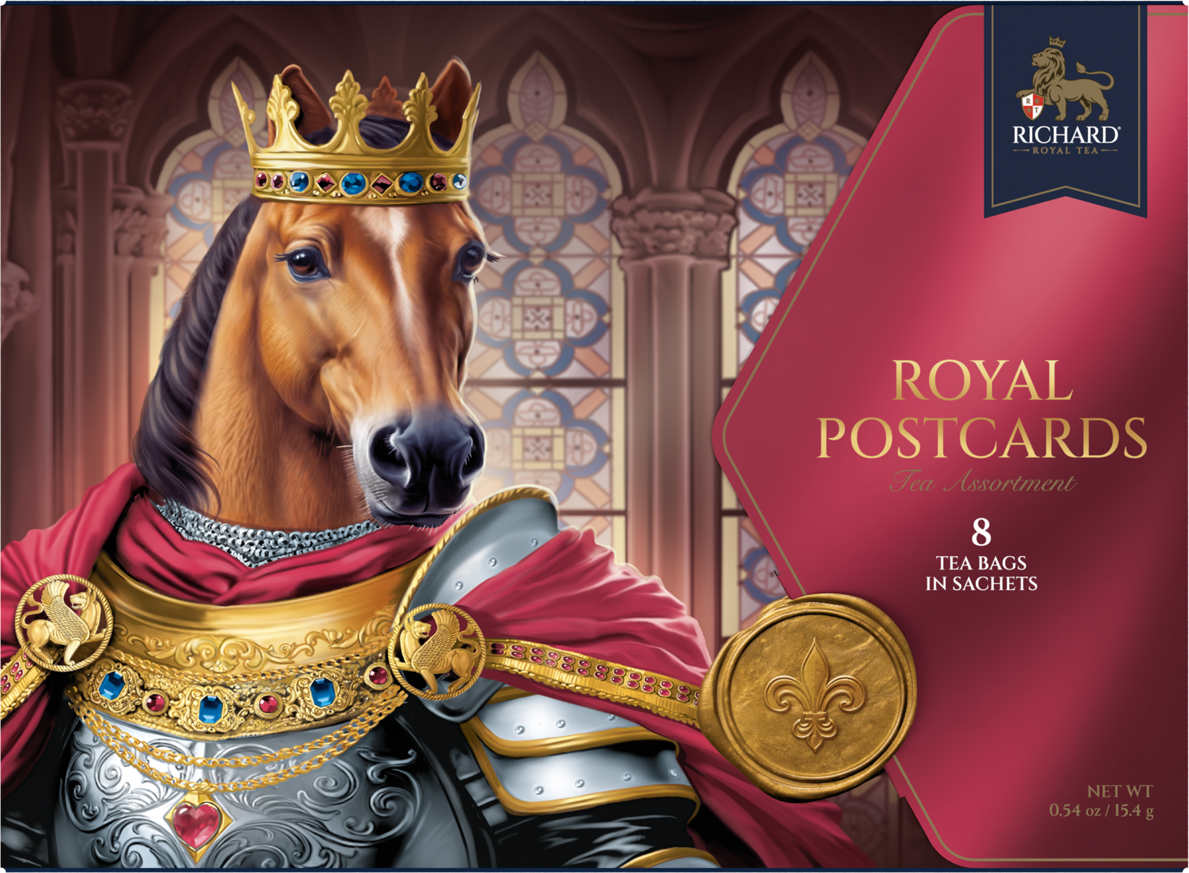 Изображение товара Набор чая RICHARD Royal Postcards Tea ассорти, 8пак