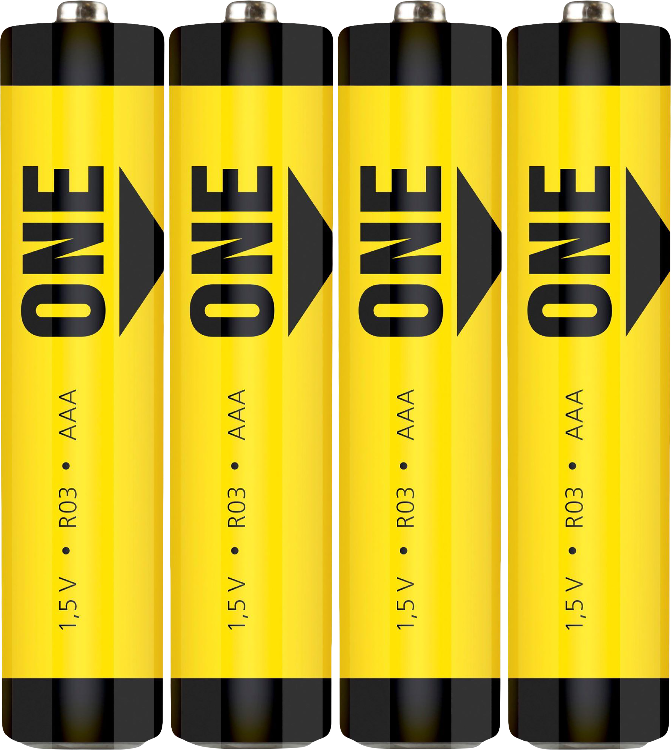 Изображение товара Батарейка солевая SMARTBUY One AAA 4шт высокая энергоемкость желтая