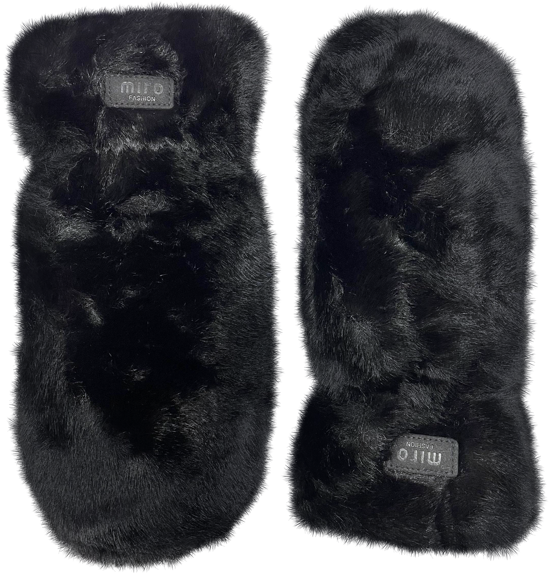 Изображение товара Утепленные женские рукавицы MIRO р 7,5 черные для зимы