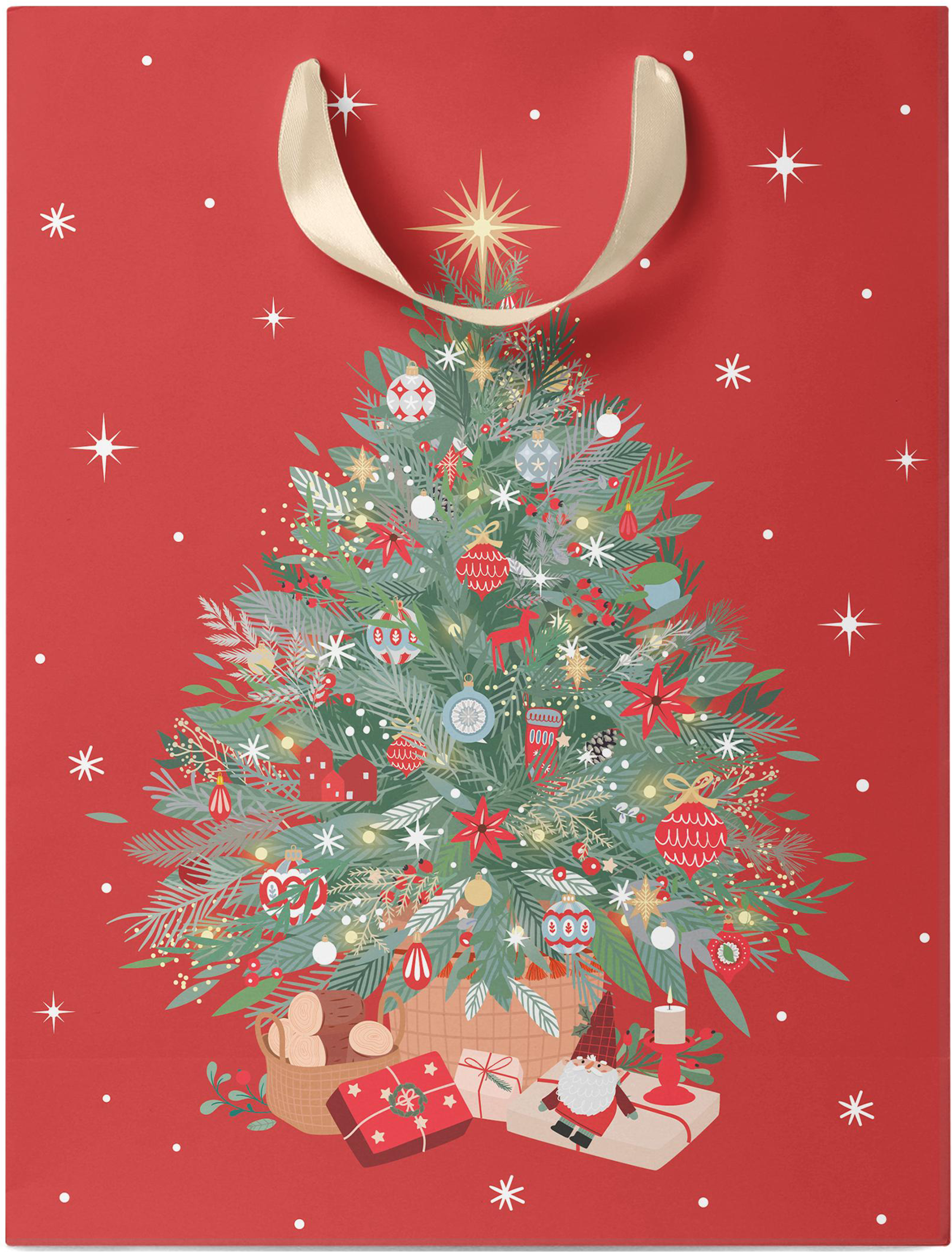 Изображение товара Подарочный пакет CITY HOME TRADE Мишкина клюква 41х31х10см для подарков