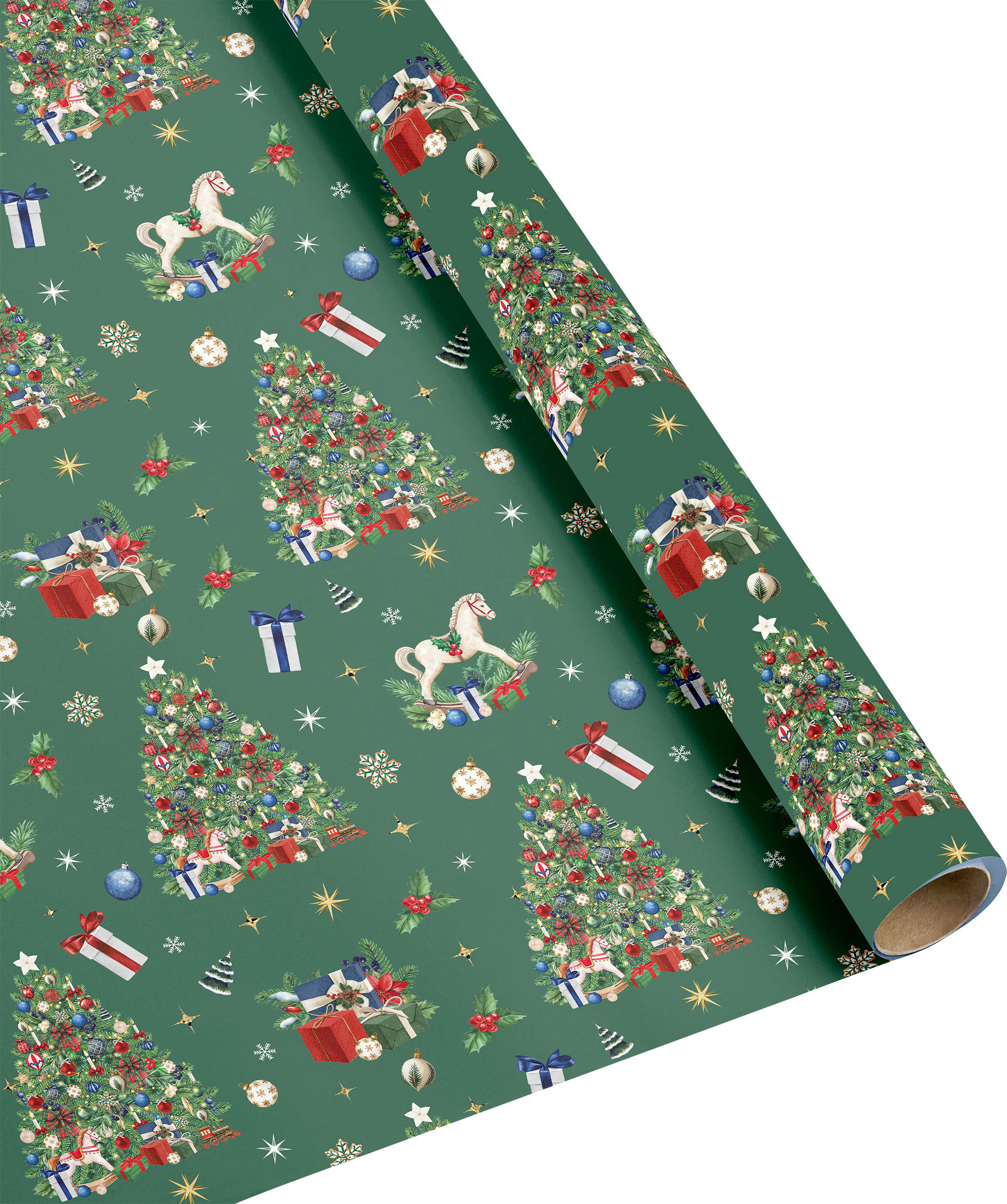 Изображение товара Декоративная упаковочная бумага CITY HOME TRADE New Years Joy 70х100см 80г для подарков