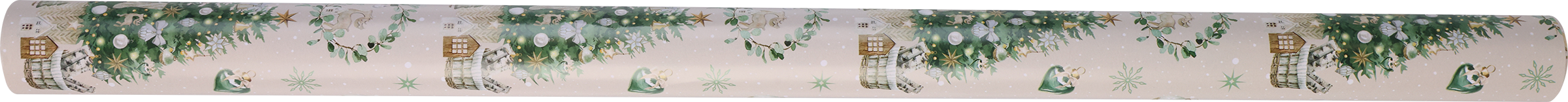 Изображение товара Декоративная упаковочная бумага Christmas Woodland 70х100см для подарков