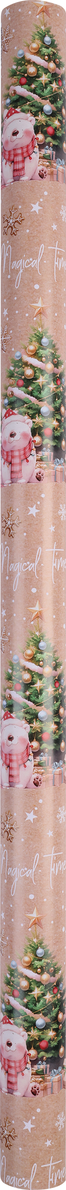 Изображение товара Декоративная упаковочная бумага в стиле крафт 70х100см 80г CITY HOME TRADE