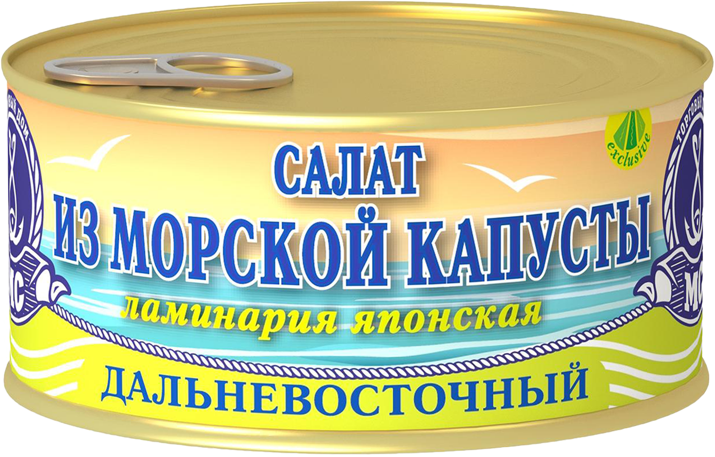 Изображение товара Салат из морской капусты МОРСКОЕ СОДРУЖЕСТВО Дальневосточный, 220г