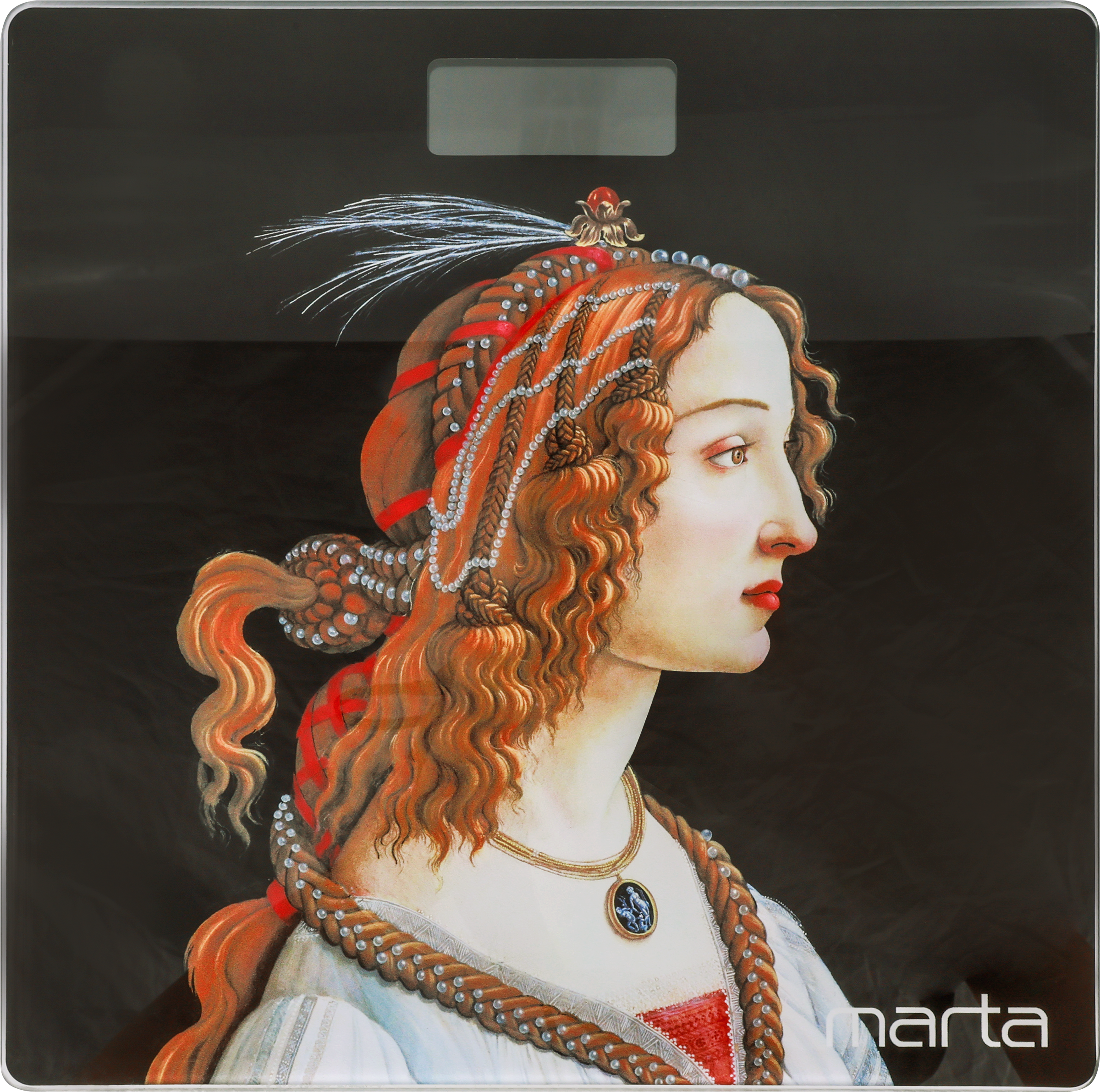 Изображение товара Весы напольные MARTA стекло с автоотключением и LCD-дисплеем