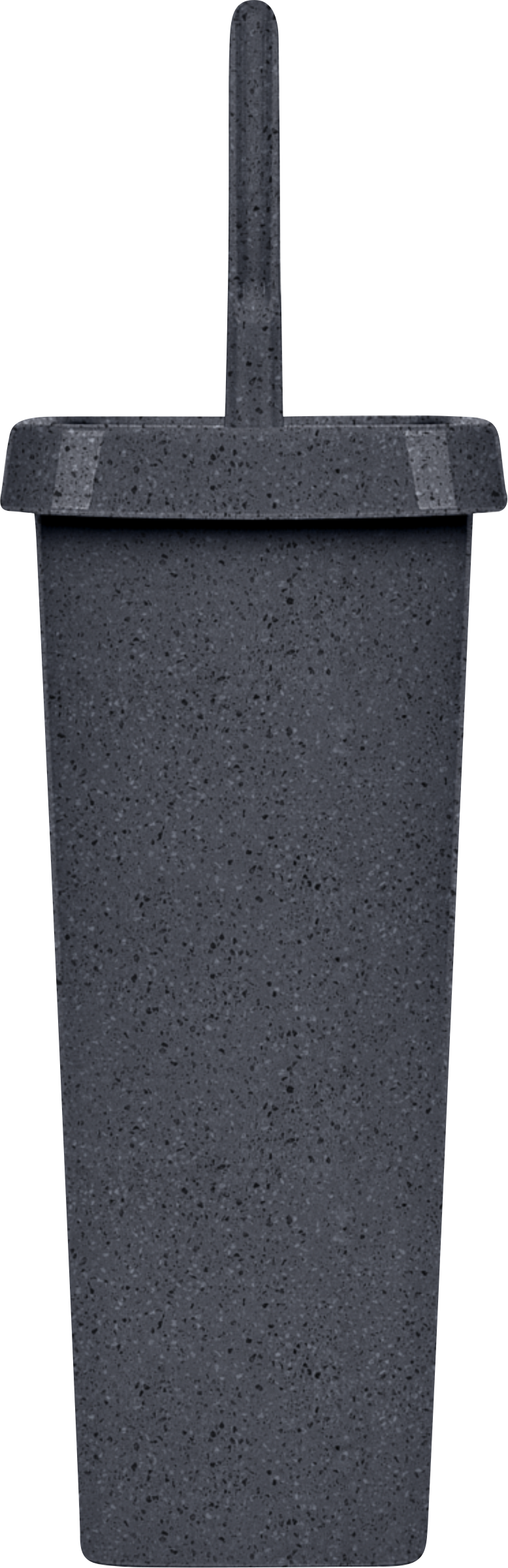 Изображение товара Набор для туалета SPIN&CLEAN Stone, ершик+подставка, закрытый, темный камень, Арт. SC340911026