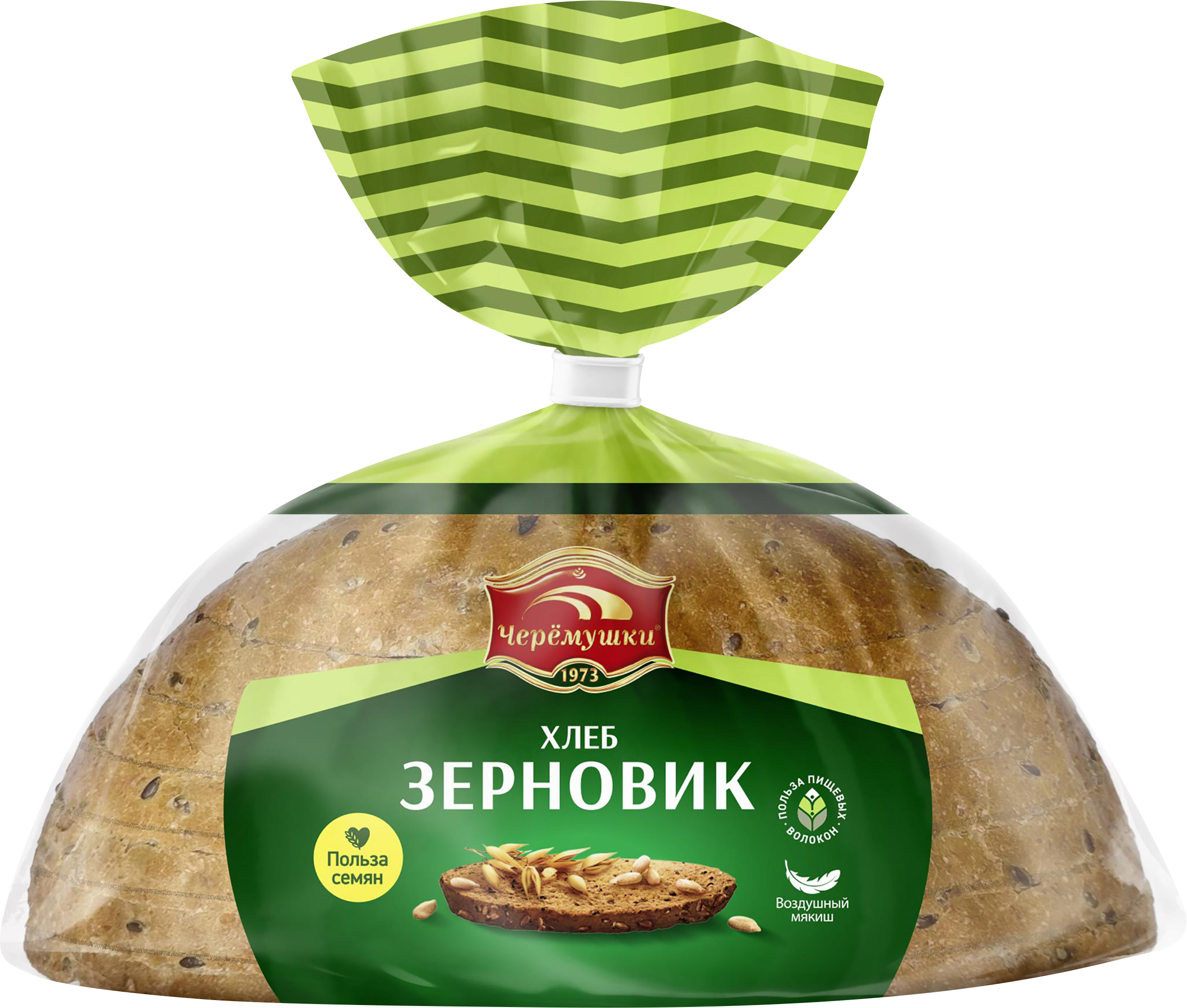 Изображение товара Хлеб ЧЕРЕМУШКИ Зерновик, в нарезке, 300г