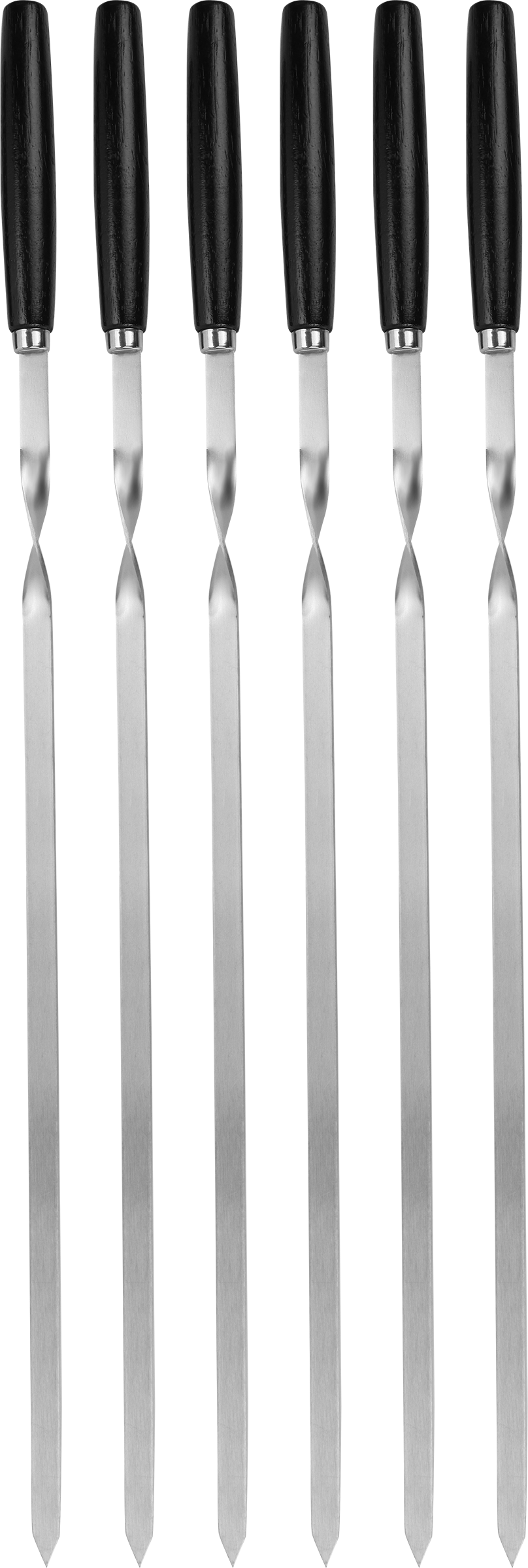 Изображение товара Набор шампуров PLATINUM CHOICE 60см, нержавеющая сталь, Арт. WL2022915-4, 6шт