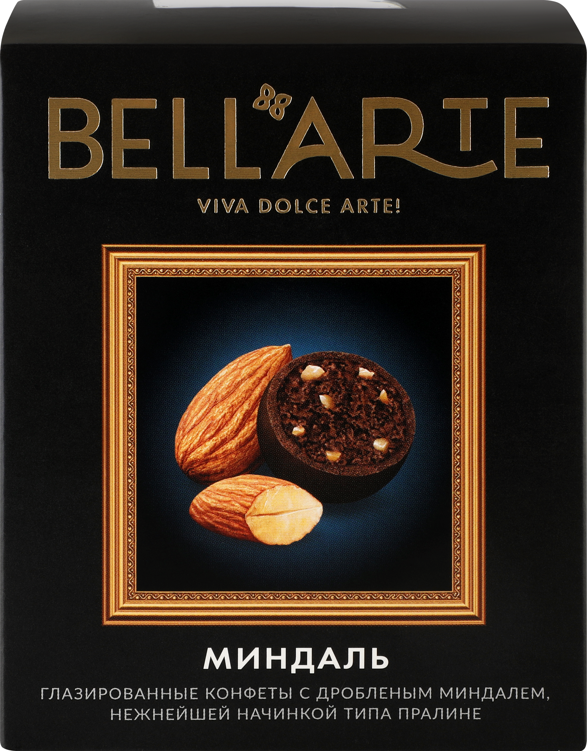 Изображение товара Конфеты BELLARTE Миндаль в картонной упаковке 200г