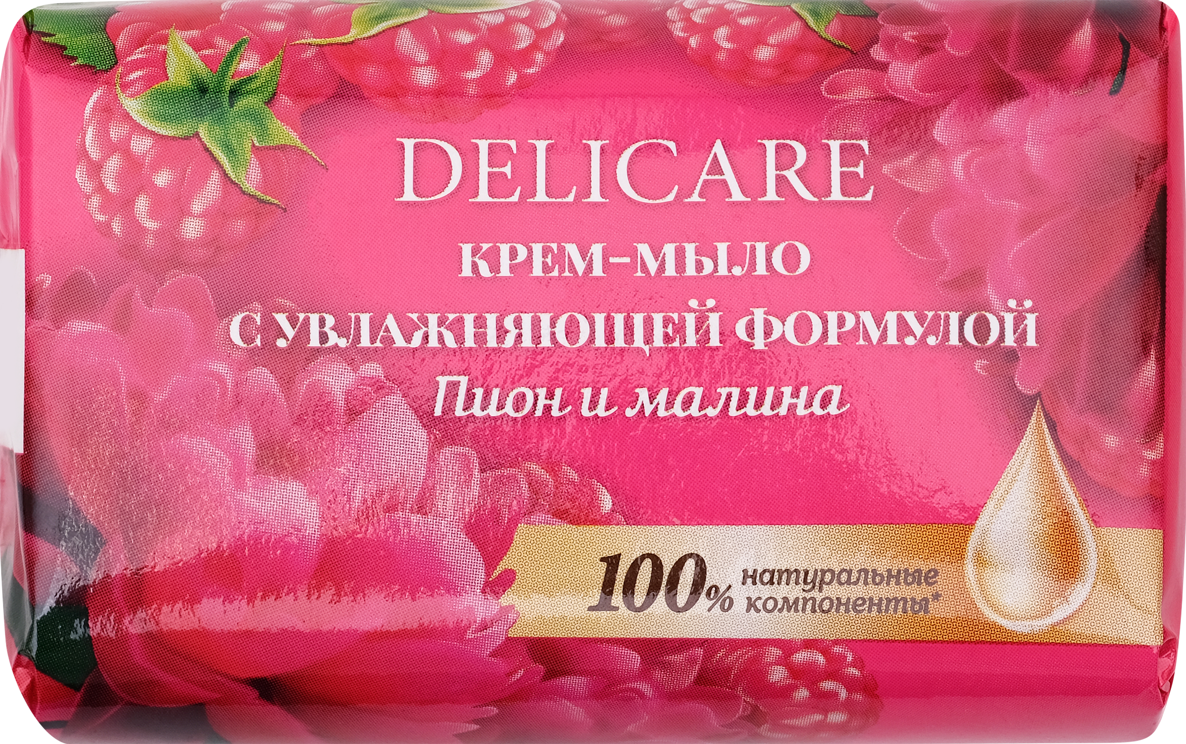 Изображение товара Крем-мыло DELICARE Sensitive care Пион и малина 90г