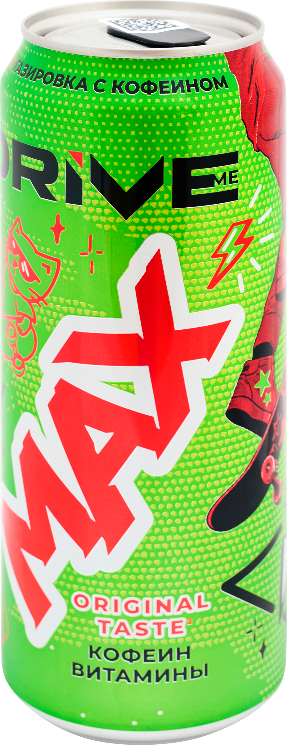 Изображение товара Энергетический напиток DRIVE ME Макс 0.449л с кофеином