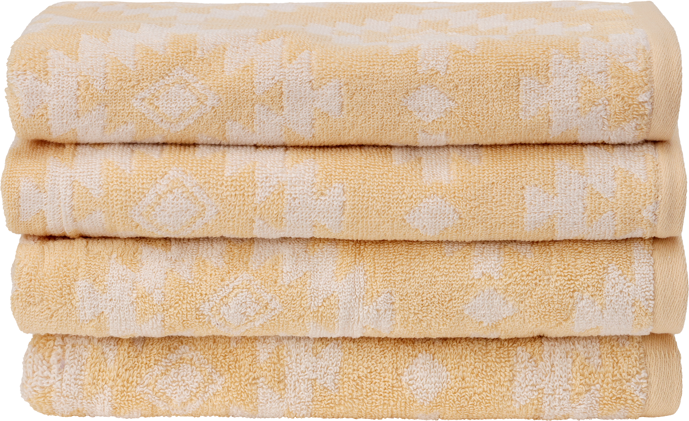 Изображение товара Полотенце махровое HOMECLUB 100х150см, желтое, пестроткань, Арт. НСПП100150жел