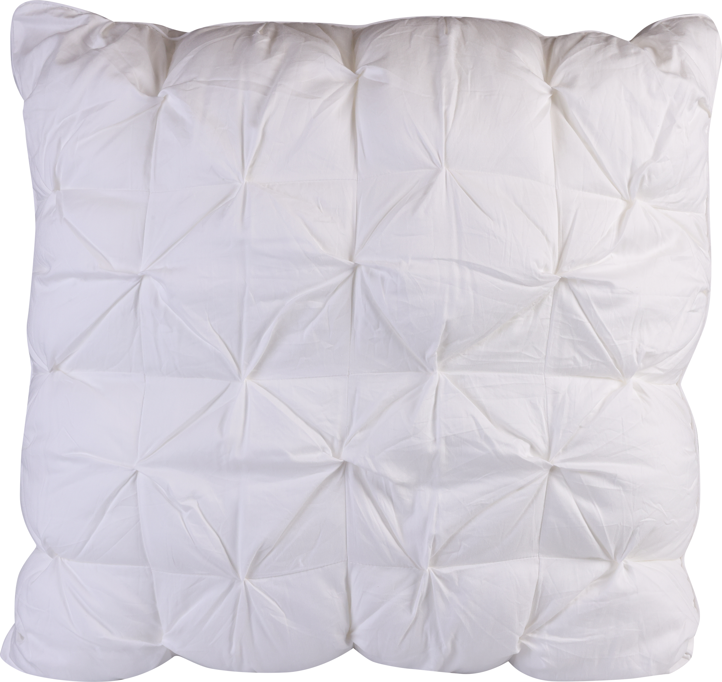 Изображение товара Подушка HOMECLUB Oriental 70х70см с защипами, белая для декора и комфорта