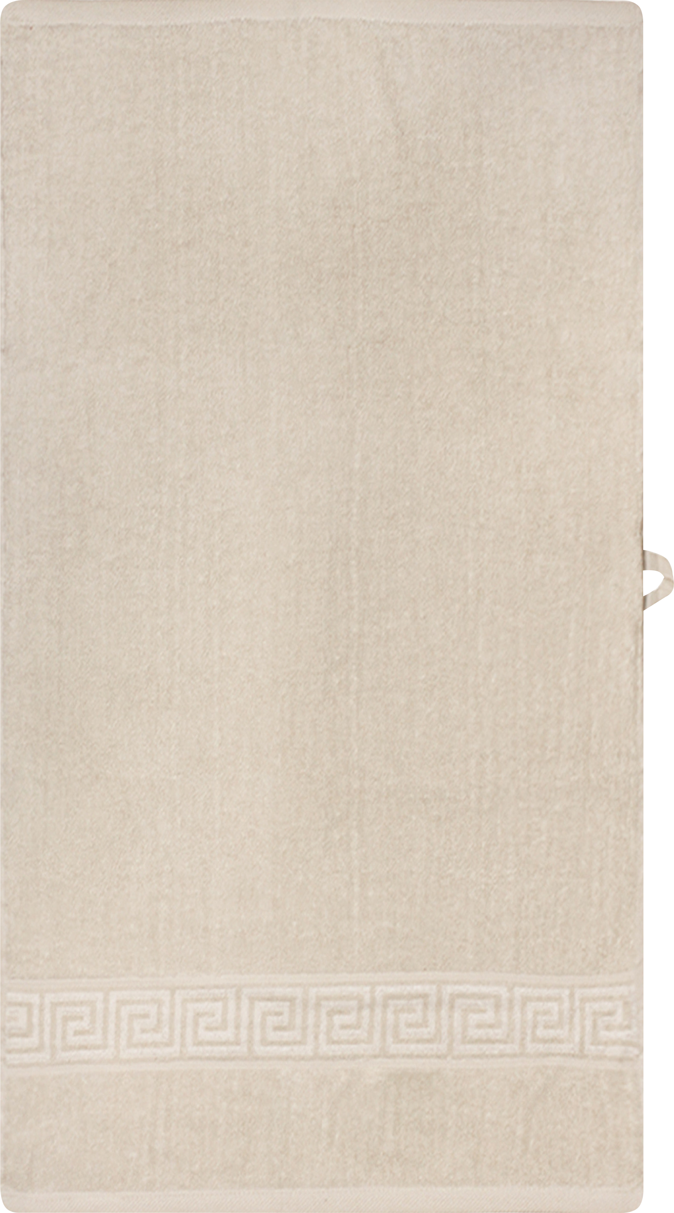 Изображение товара Махровое полотенце HOMECLUB Greece 70х120см бежевое натура