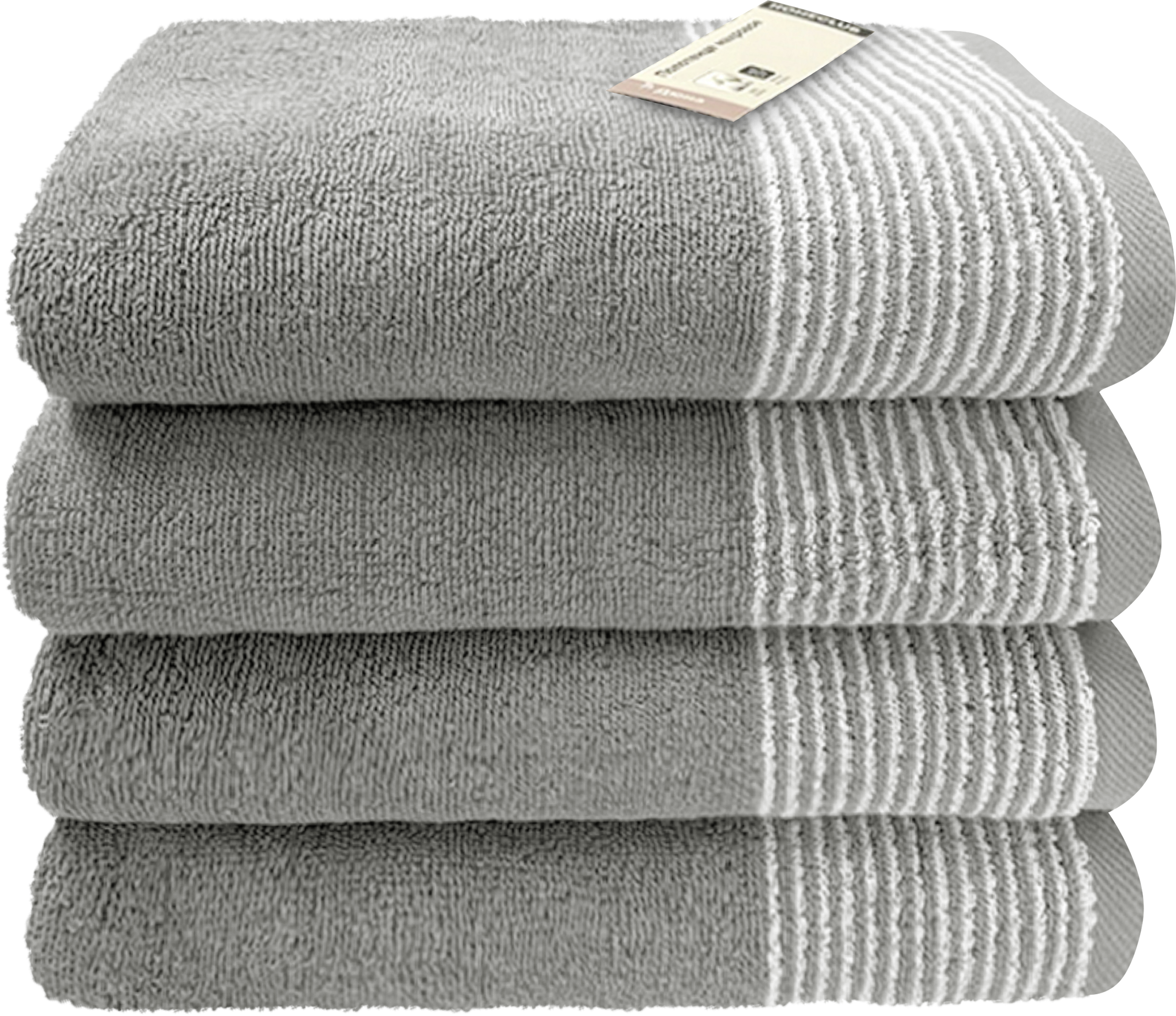 Изображение товара Махровое полотенце HOMECLUB Дюна 50х80см светло-серое хлопок