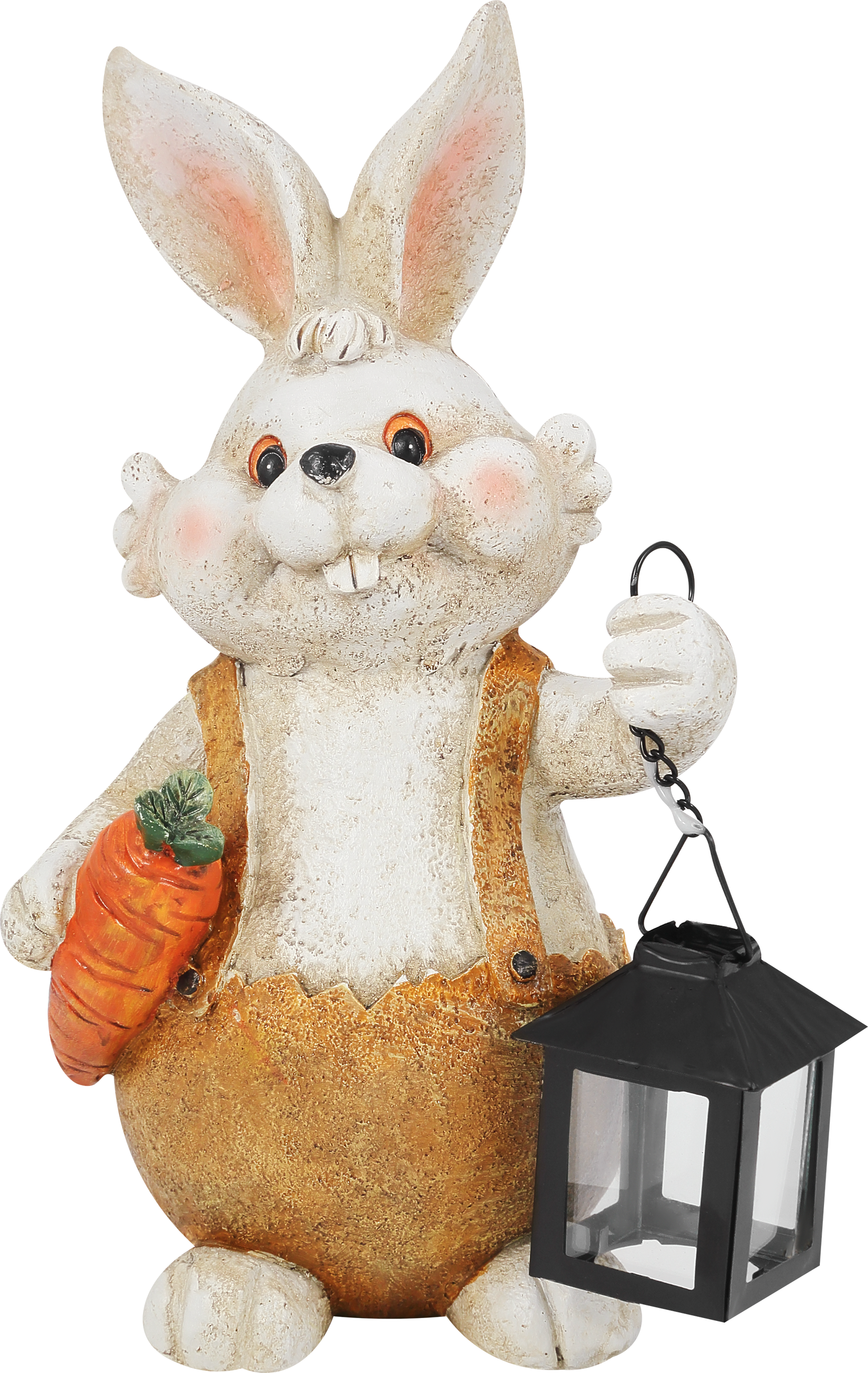 Изображение товара Фигура садовая GIARDINO CLUB Заяц 12х10х25см, с фонарем, Арт. YH253117