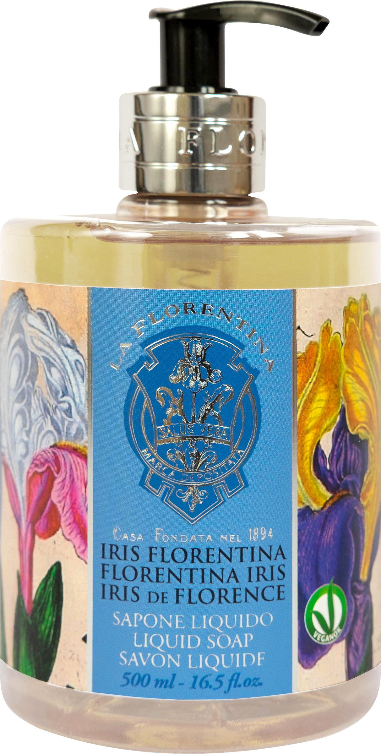Изображение товара Жидкое мыло для рук LA FLORENTINA Флорентийский ирис 500мл натуральный состав