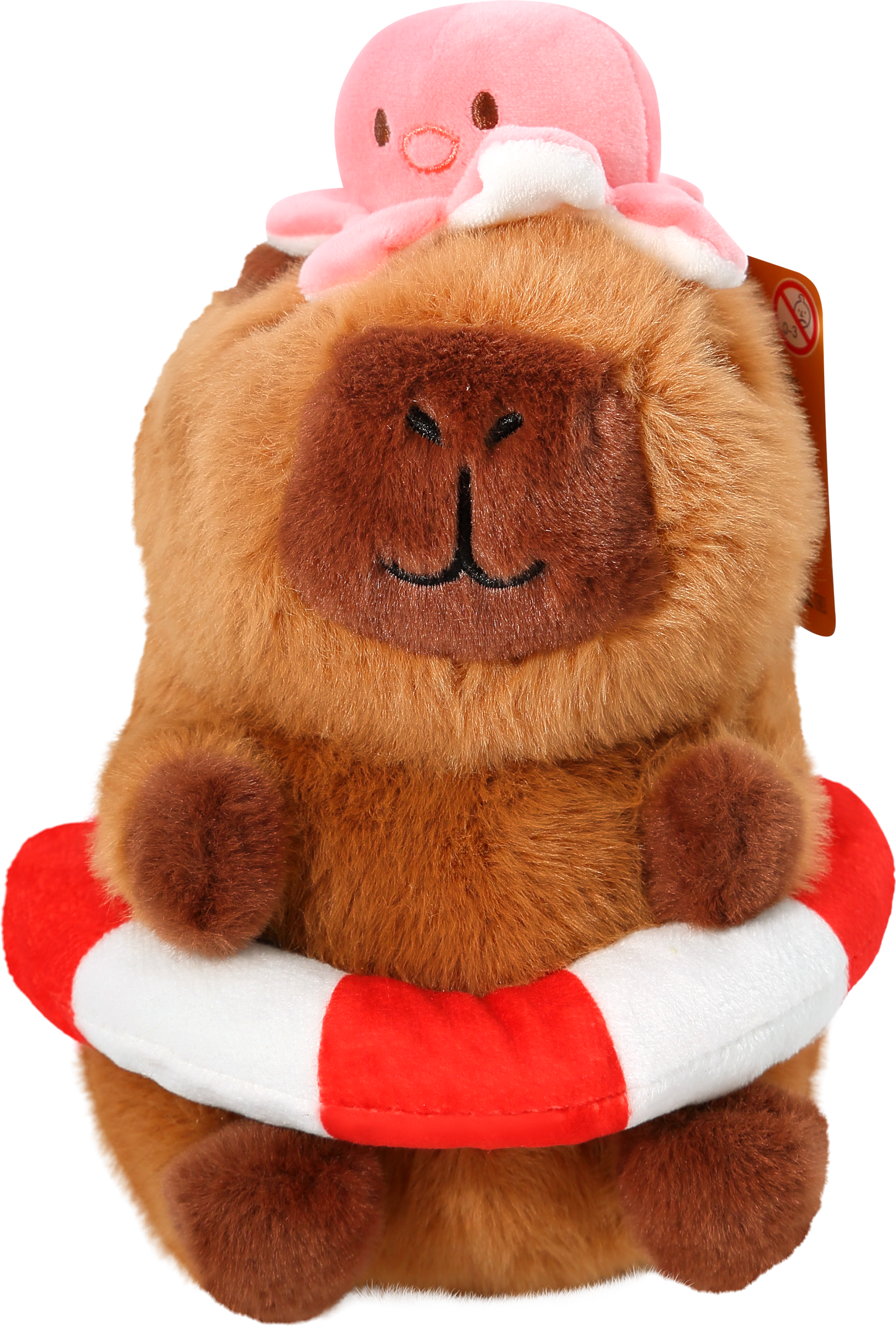 Изображение товара Игрушка мягкая BIGGA Капибара с аксессуарами, 20см, Арт. 255-115A-8"
