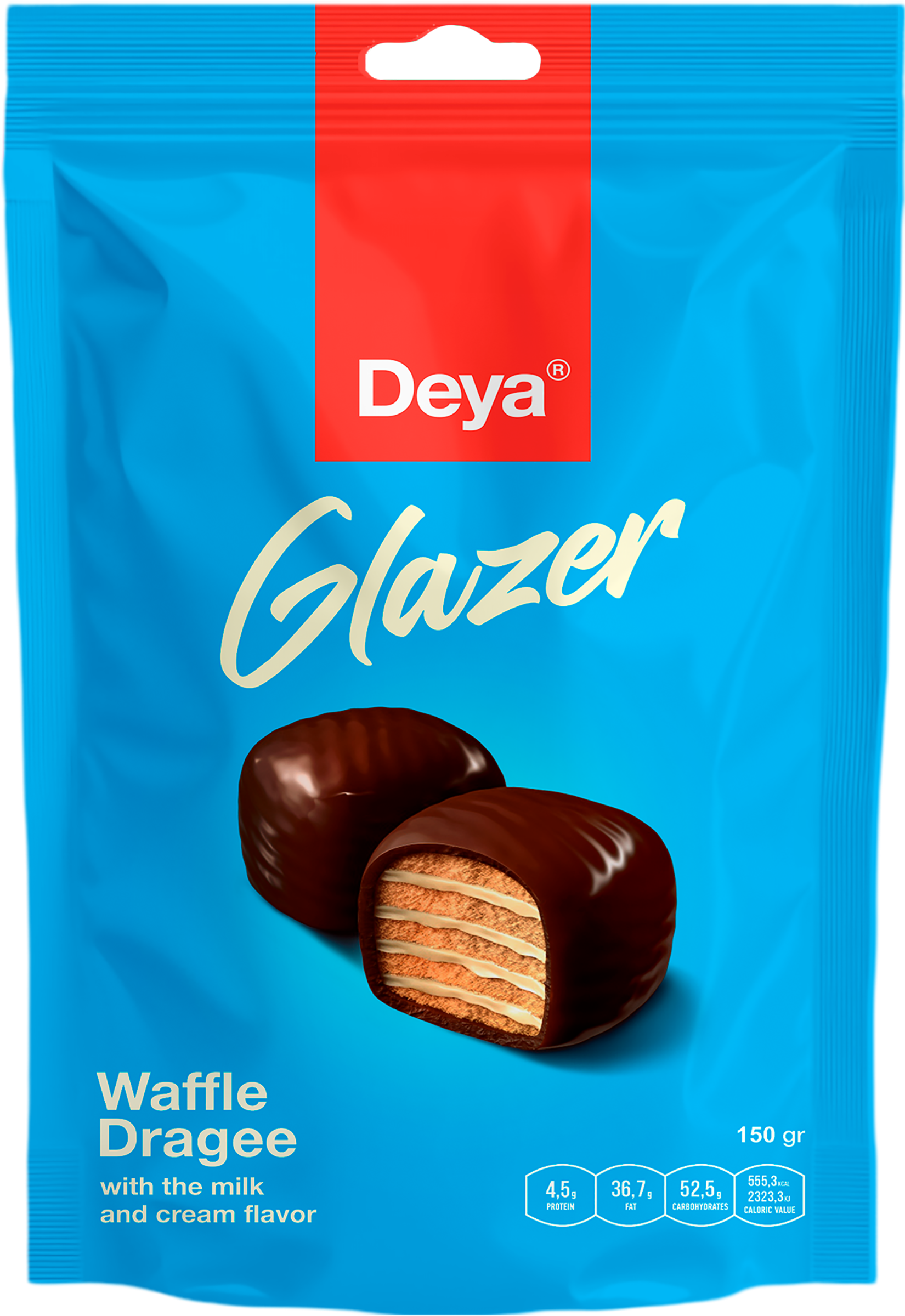 Изображение товара Драже вафельное DEYA глазированное с молочно-сливочным вкусом 150г