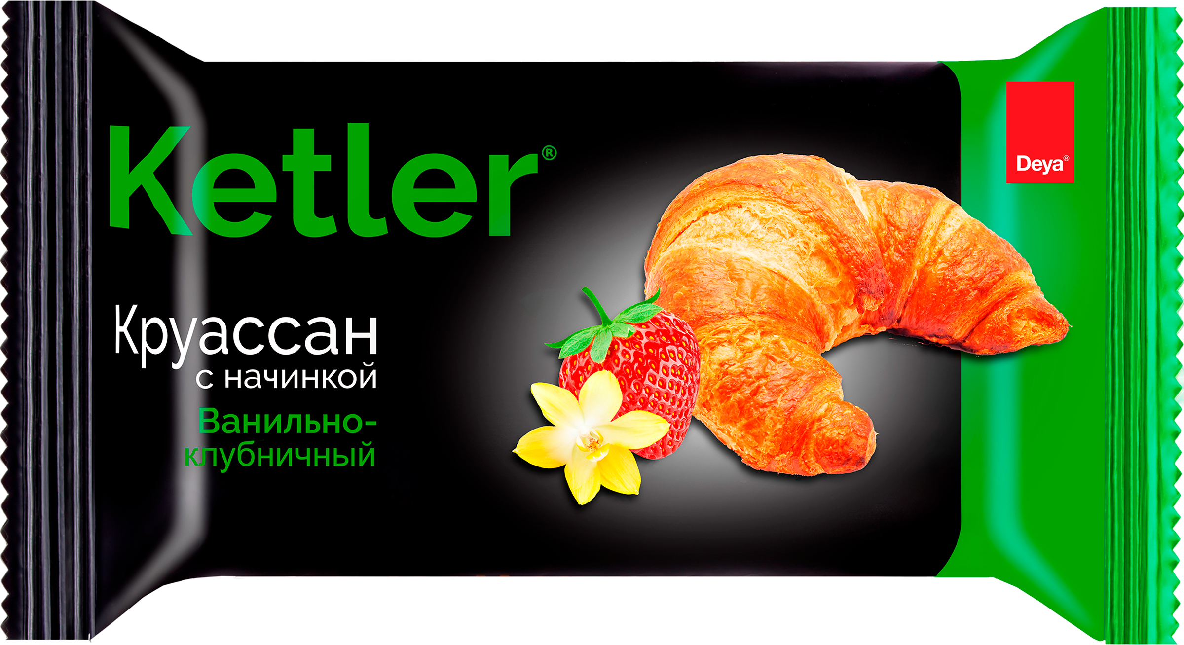 Изображение товара Круассан DEYA Ketler ваниль-клубника, 42г