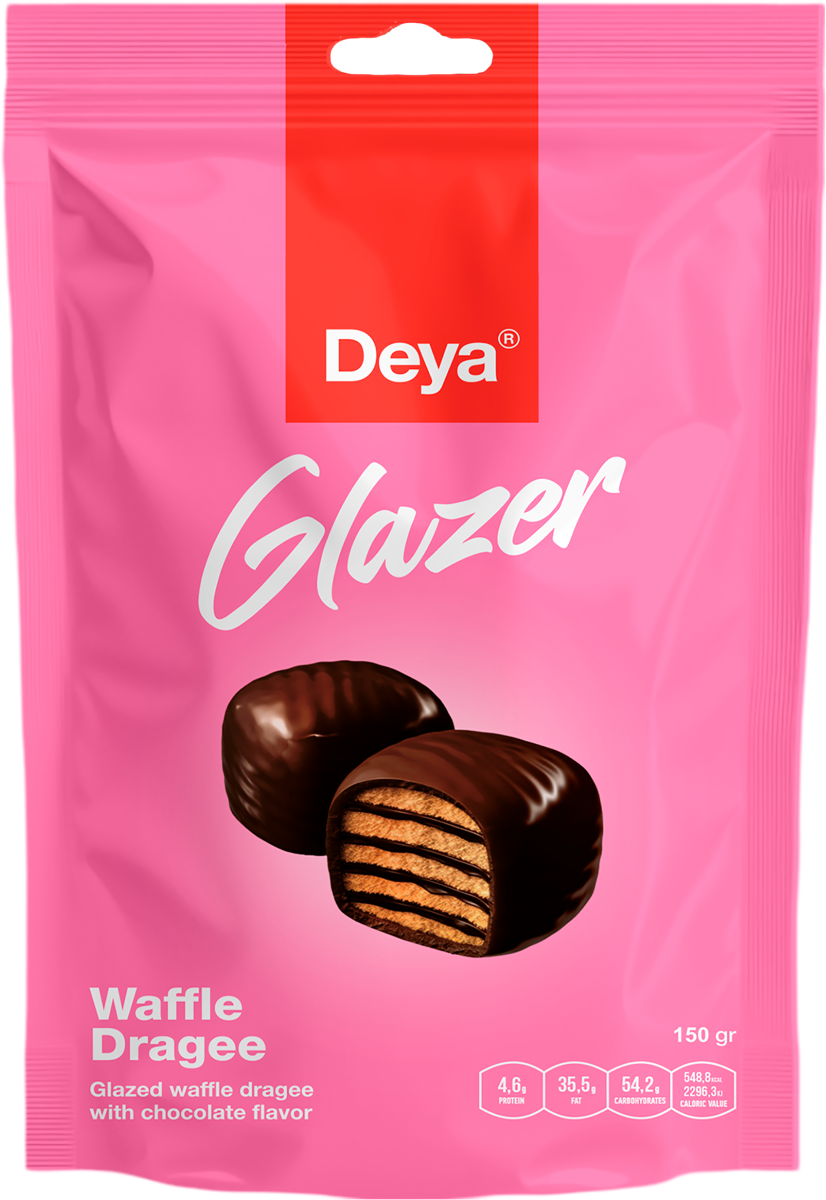Изображение товара Драже вафельное DEYA глазированное на шоколадной основе 150г