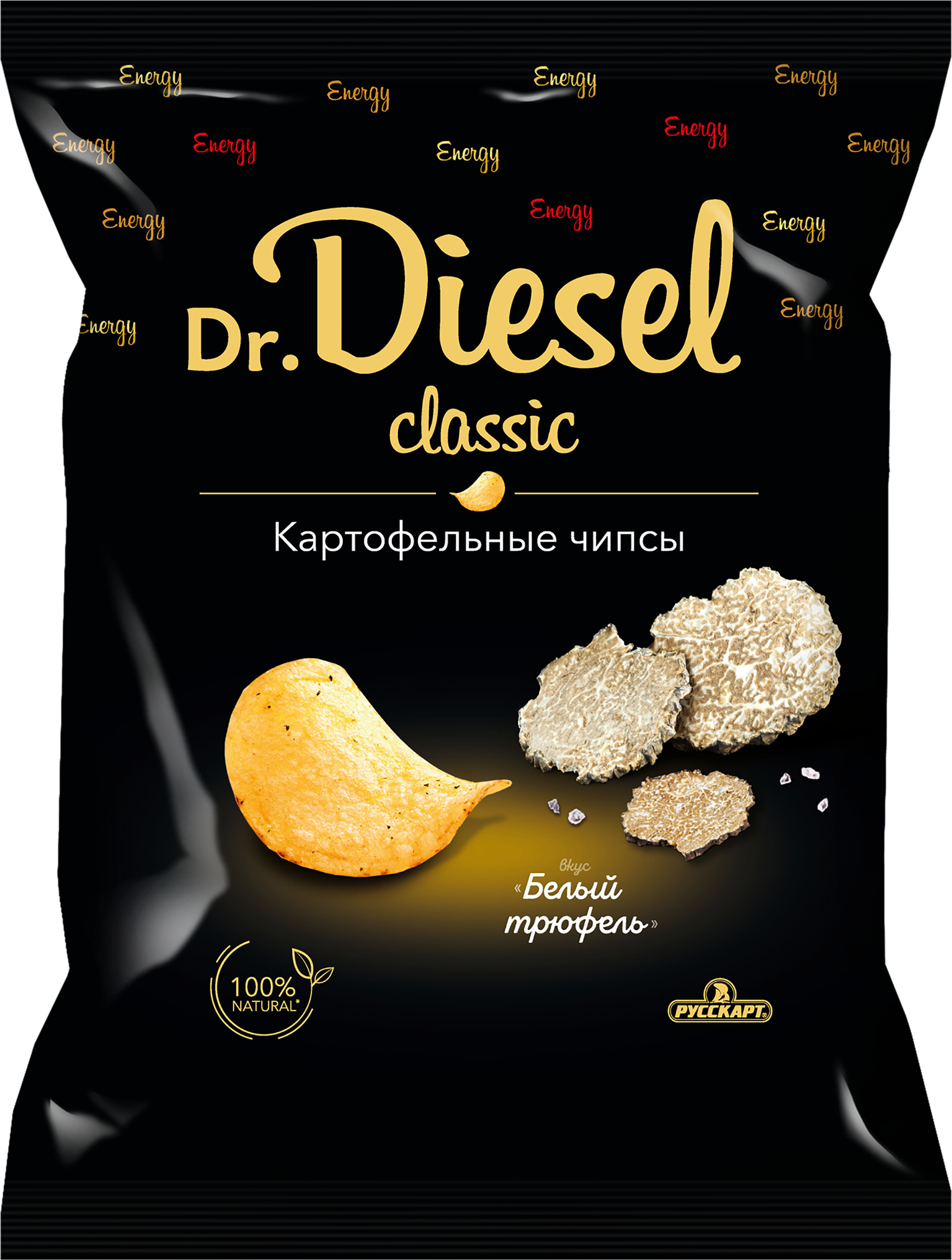 Изображение товара Чипсы картофельные DR.DIESEL со вкусом белого трюфеля 120г натуральный продукт