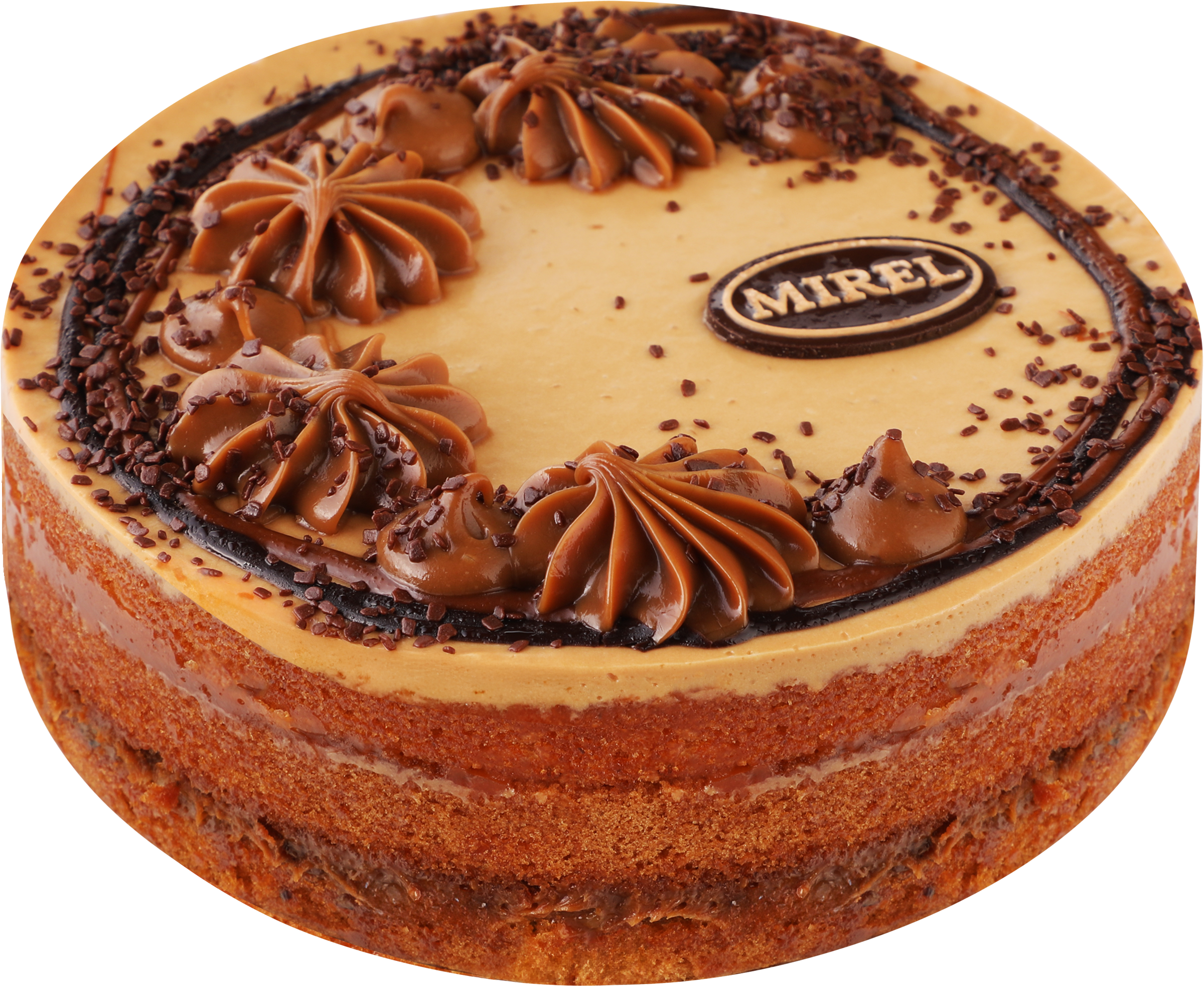 Изображение товара Торт МИРЕЛ Орфей 650г - бисквитный с начинками и глазурью, Россия