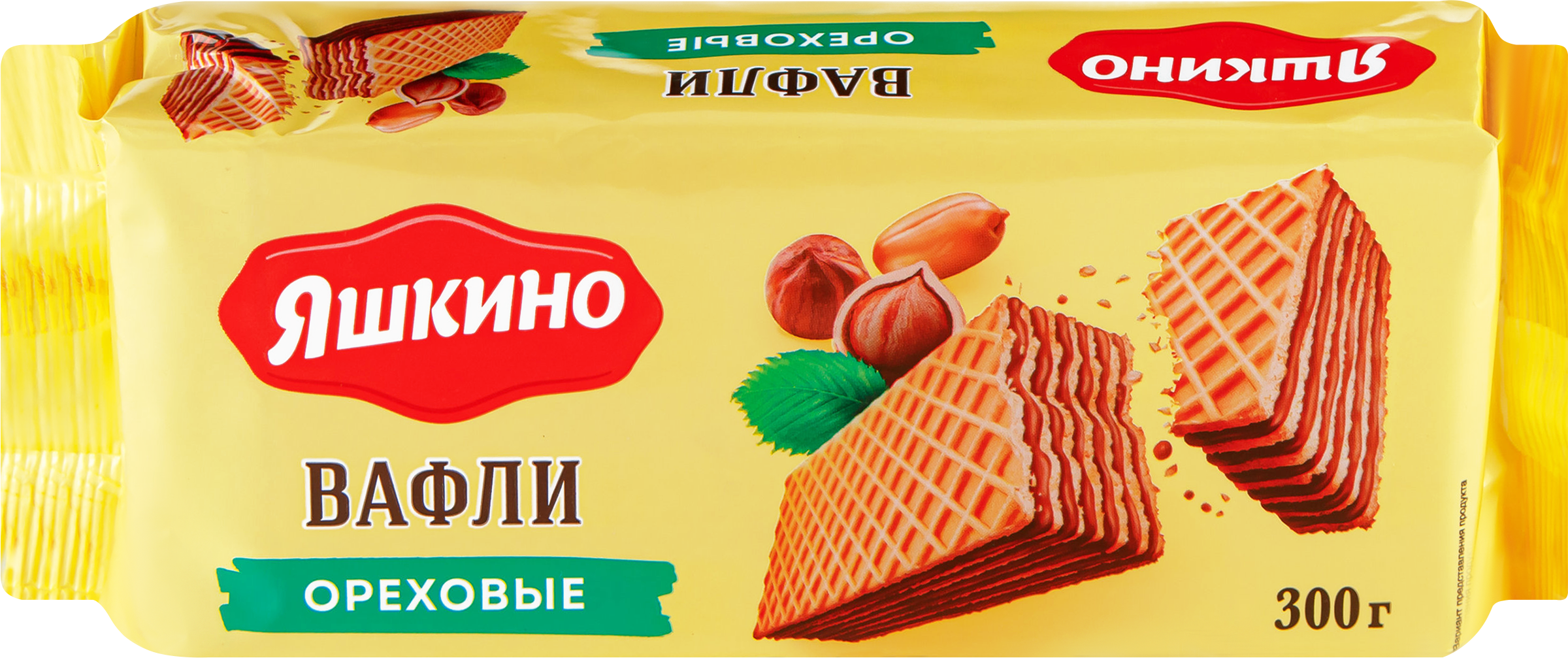Изображение товара Вафли ЯШКИНО Ореховые, 300г