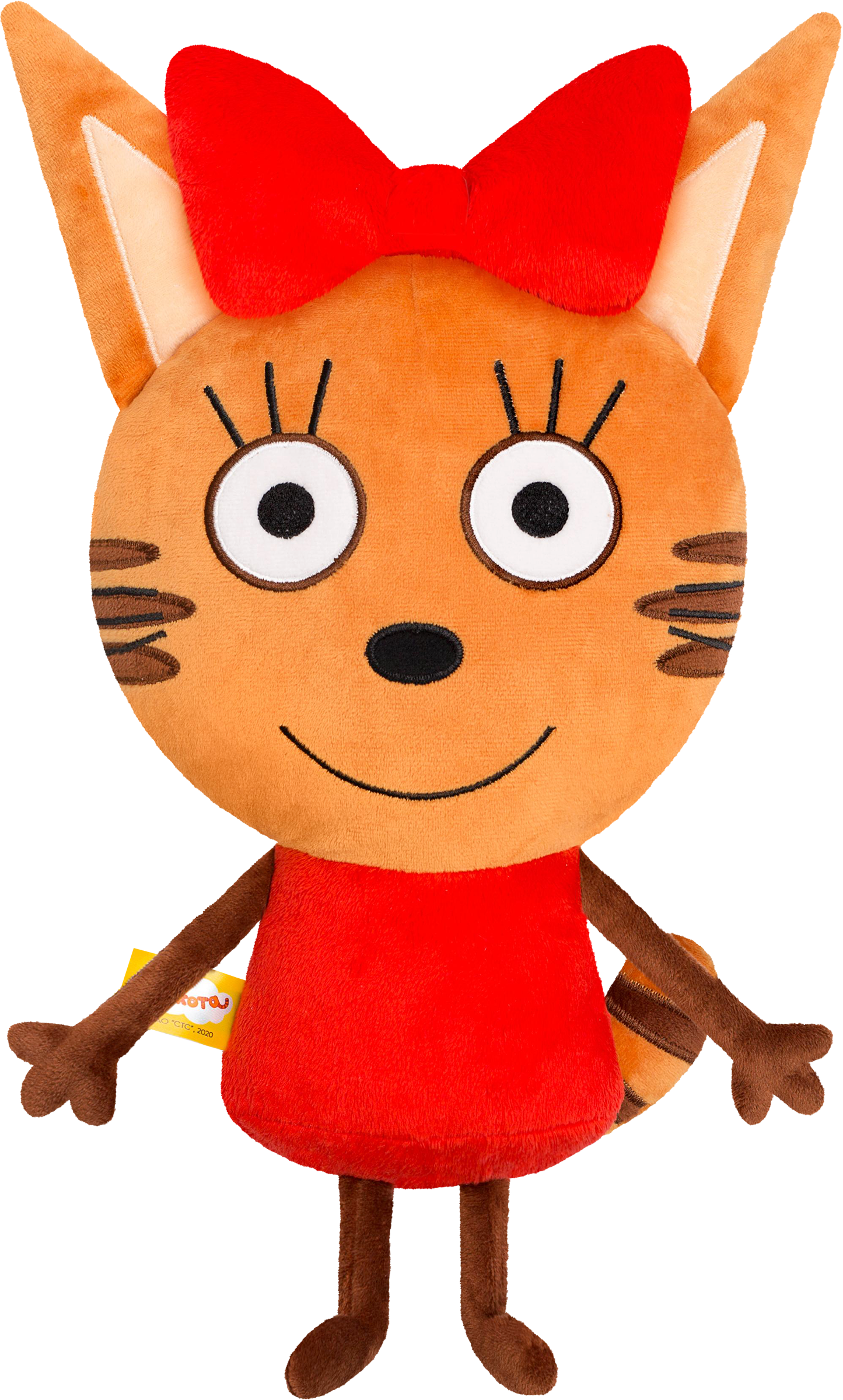 Изображение товара Игрушка-подушка МЯКИШИ Три Кота Карамелька 44см безопасная и мягкая