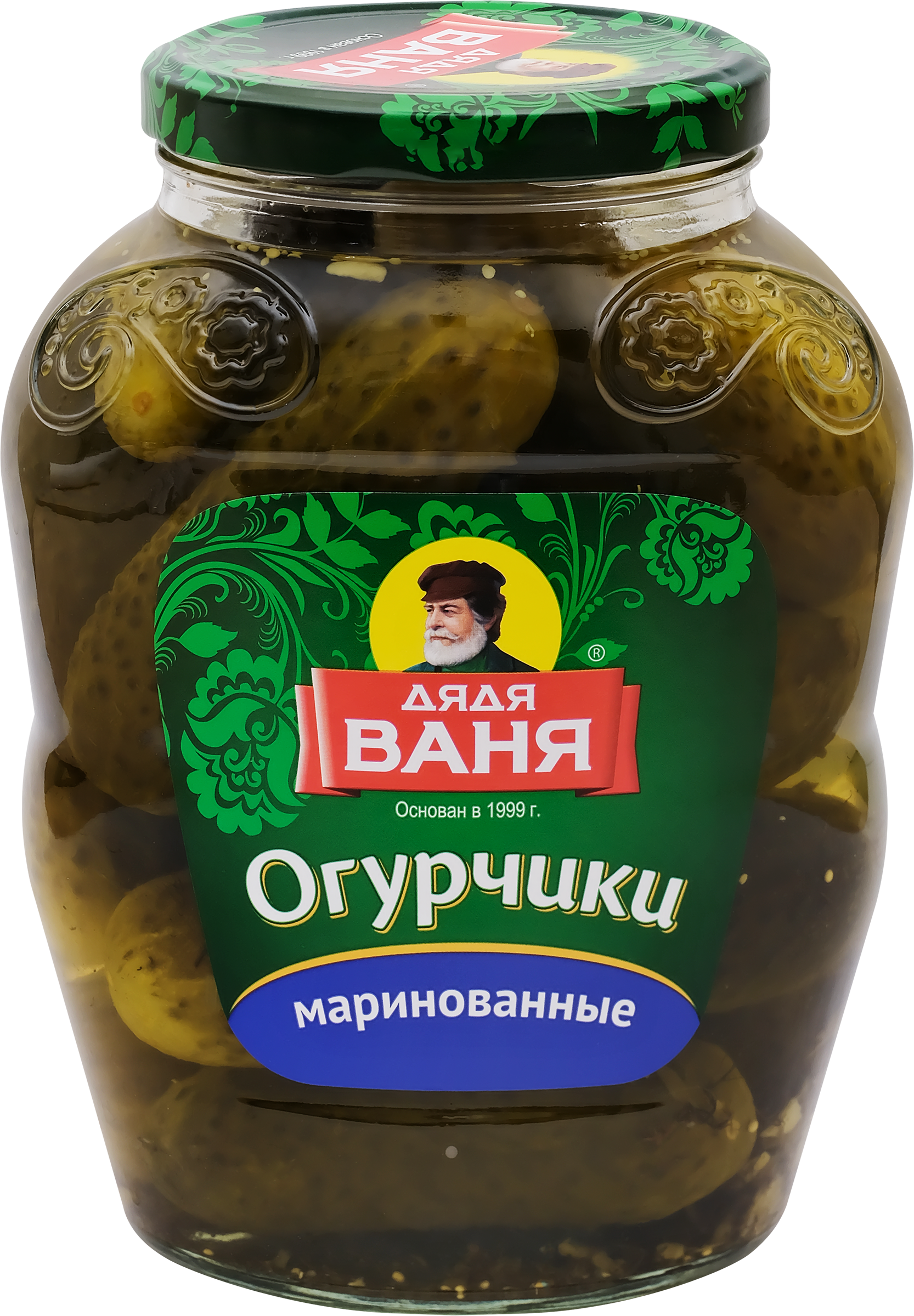 Изображение товара Огурцы маринованные ДЯДЯ ВАНЯ 1800г слабокислые натуральные консервация