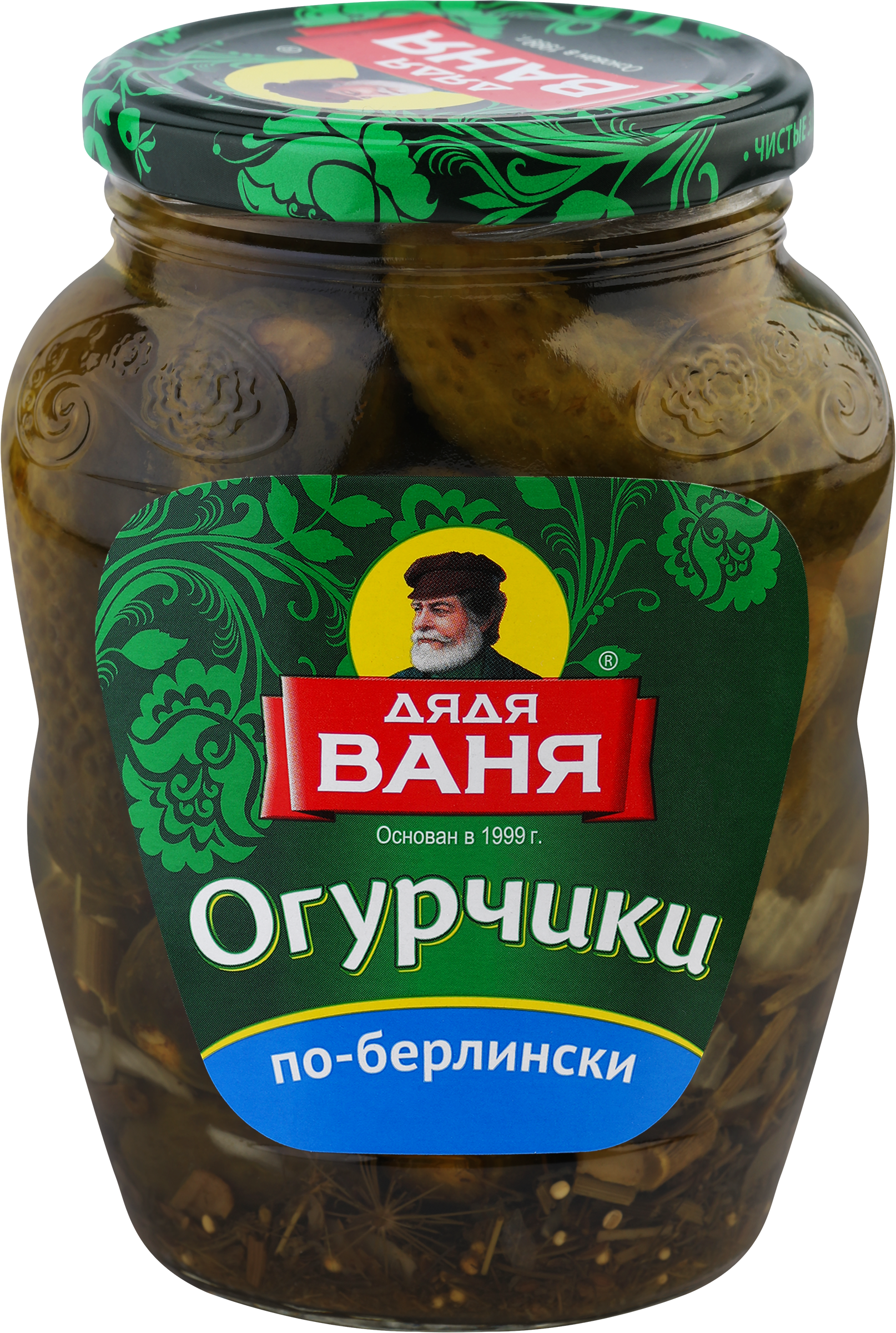 Изображение товара Огурчики маринованные ДЯДЯ ВАНЯ По-берлински, 680г